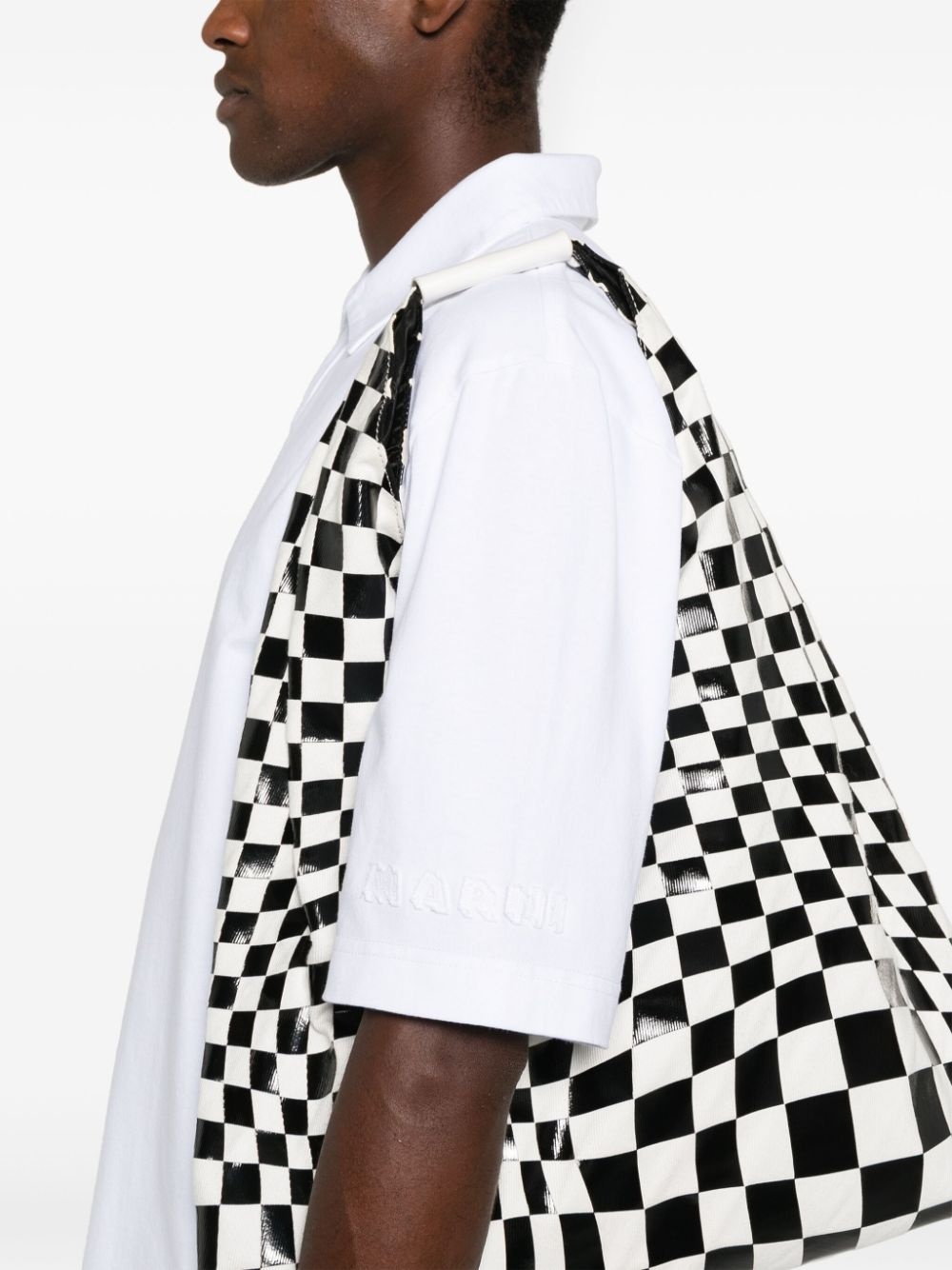 logo-patch polo shirt - 5