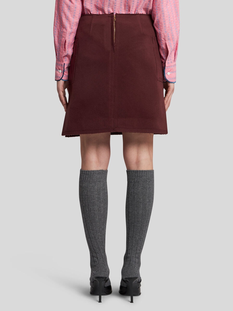 MINI SKIRT WITH METALLIC PRINT - 5