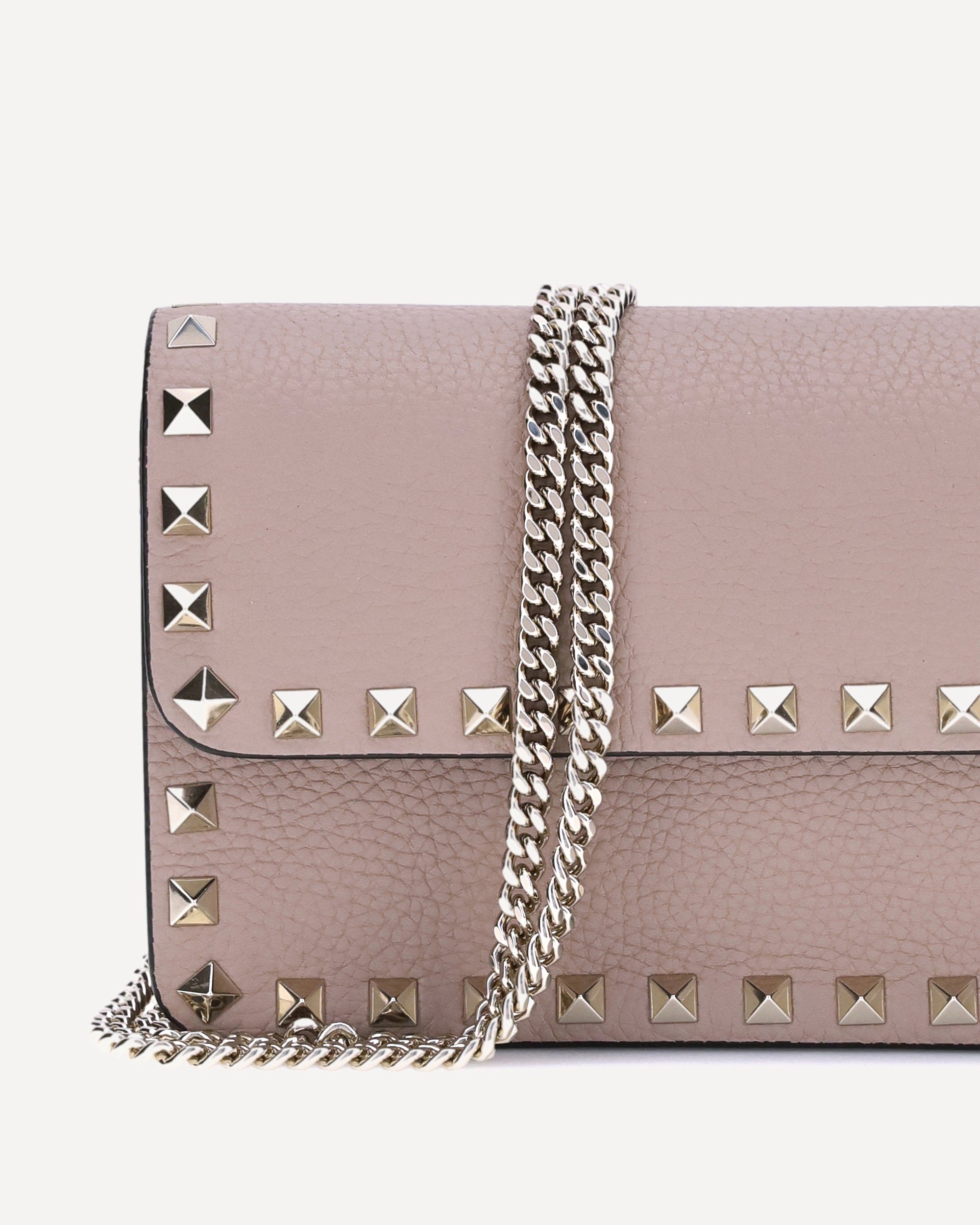 Rockstud Pochette with chain - 4