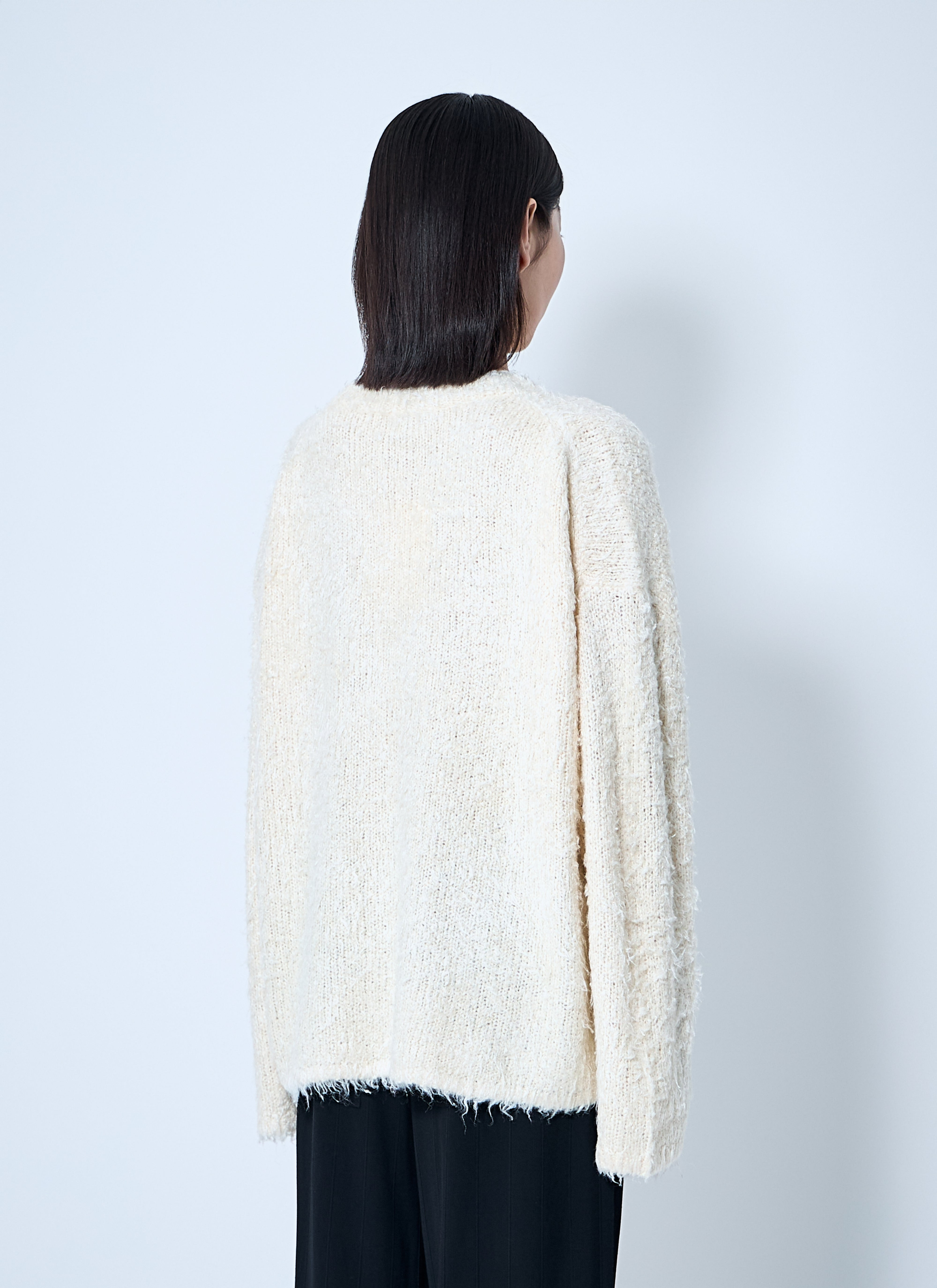 Toteme Women Boxy Silk Sweater - 4