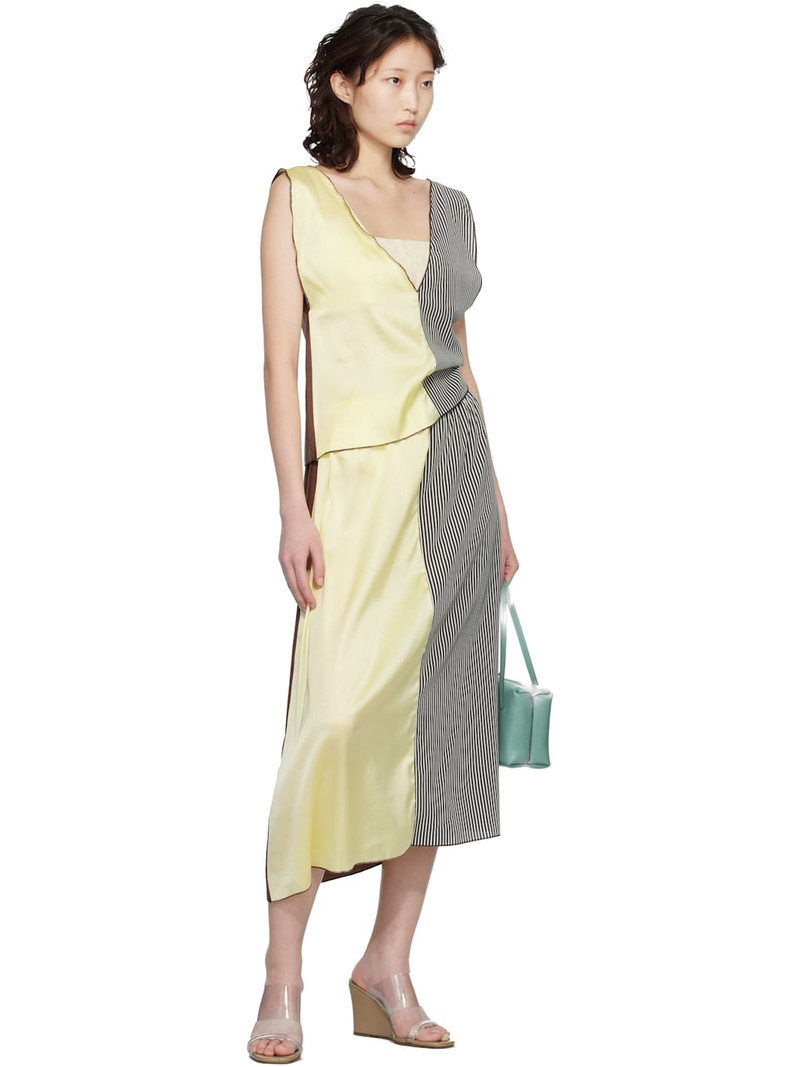 BASERANGE SSENSE Exclusive Multicolor Vesa Midi Skirt outlook