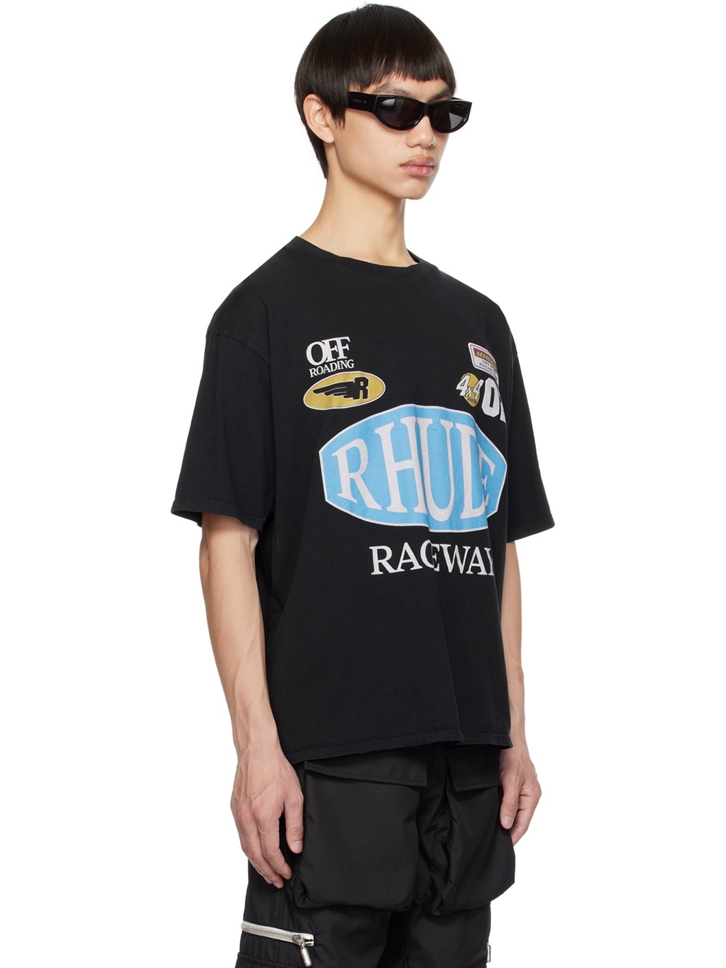 SSENSE Exclusive Black Raceway T-Shirt - 2