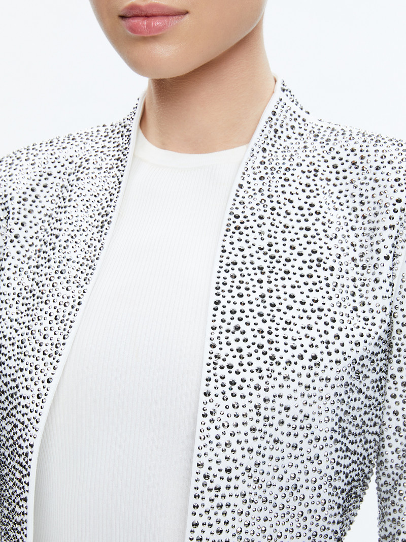 KALIA EMBELLISHED OPEN FRONT JACKET 5