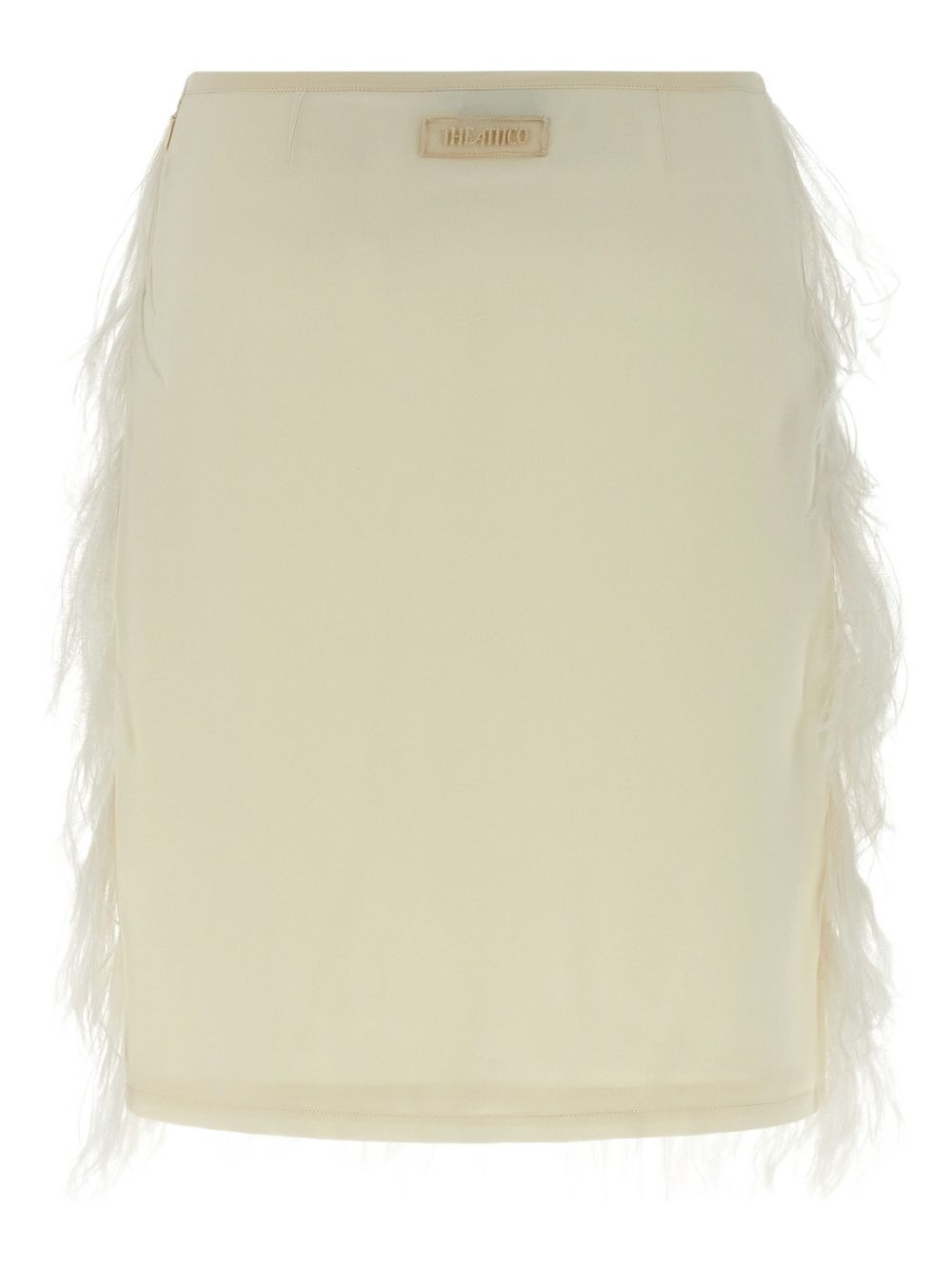 side zip-fastening mini skirt - 1
