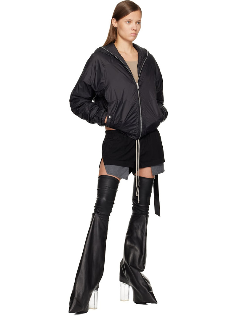 Rick Owens DRKSHDW Black Concordians Sealed Windbreaker Jacket outlook