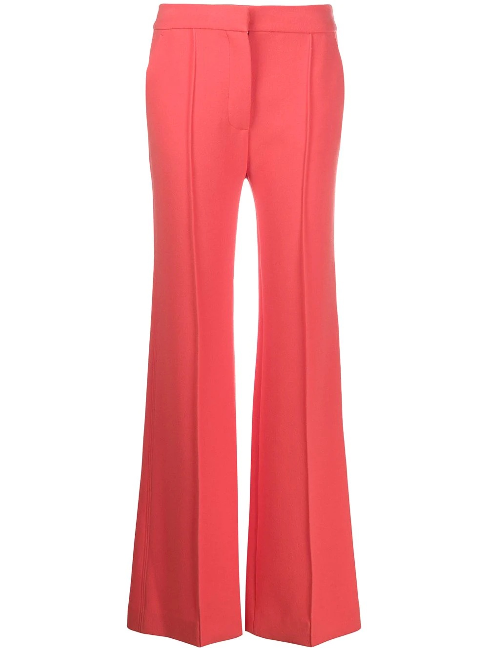 high waist flared leg trousers - 1