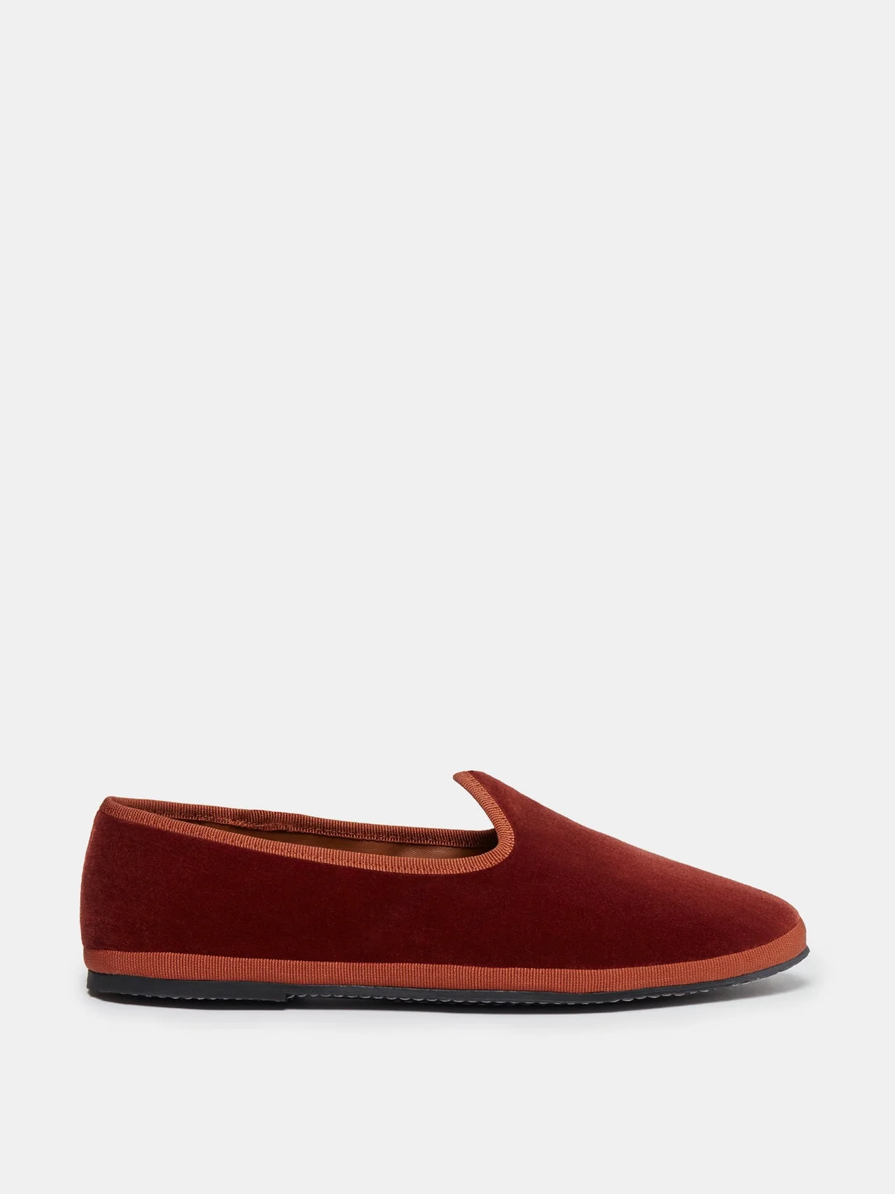 Soft Venetian Slipper / Brick Velvet - 1