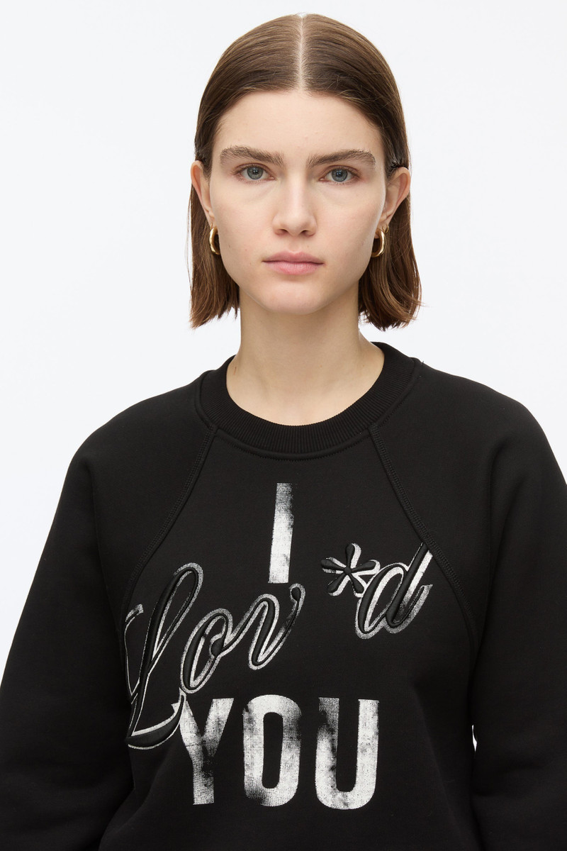 I Lov'd You Cropped Sweatshirt 6