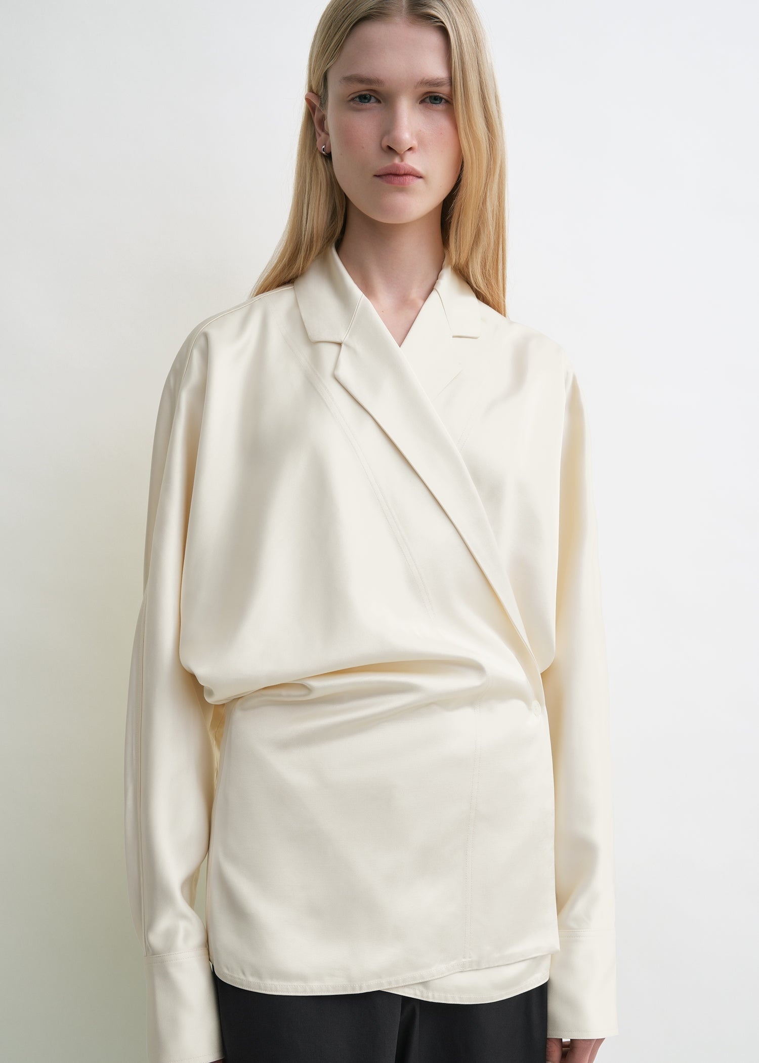 Wrap blouse ecru - 6