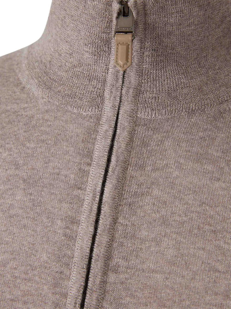 high-neck zip-front cardigan 3