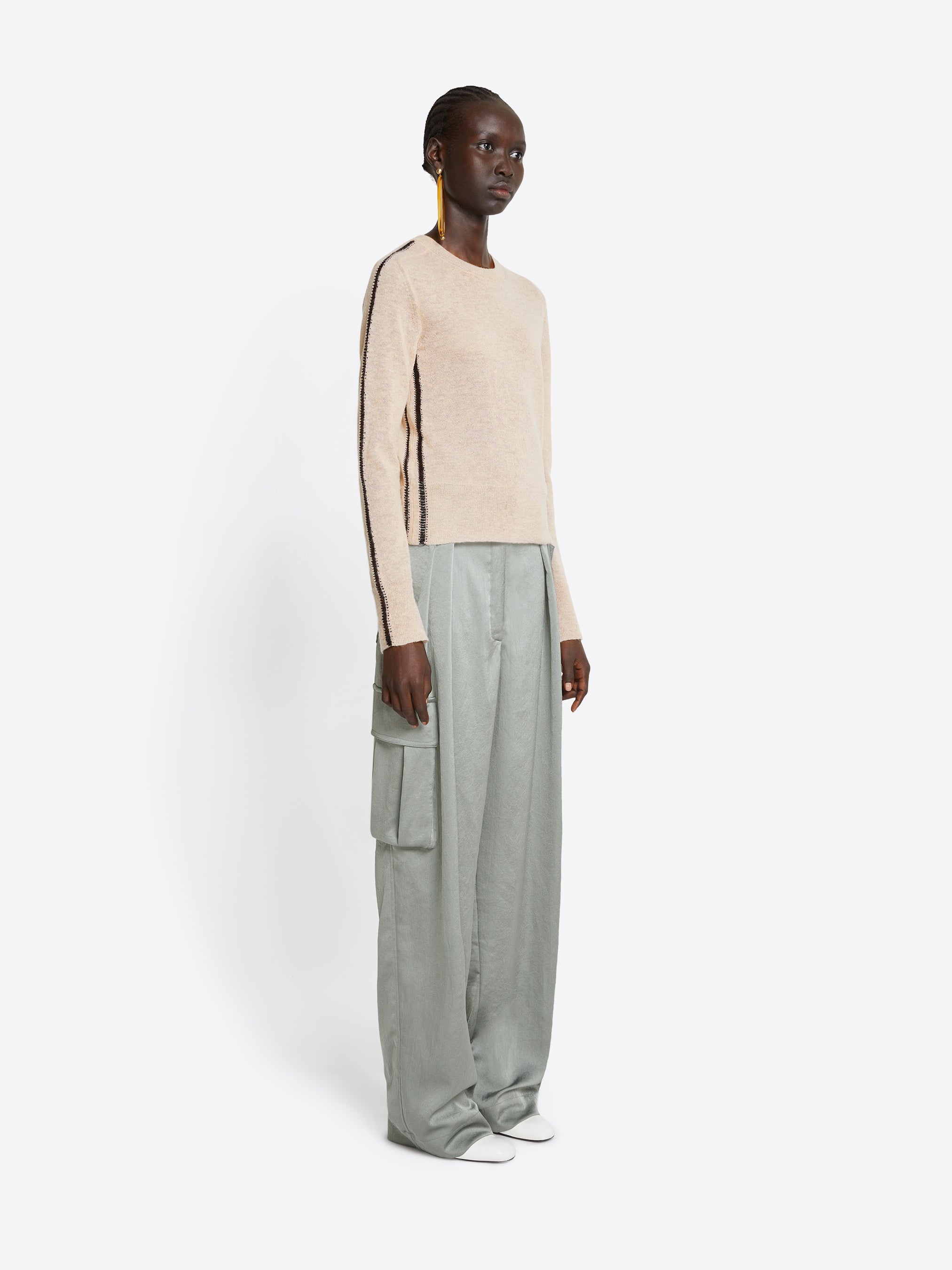LADDER STITCH JUMPER - 3