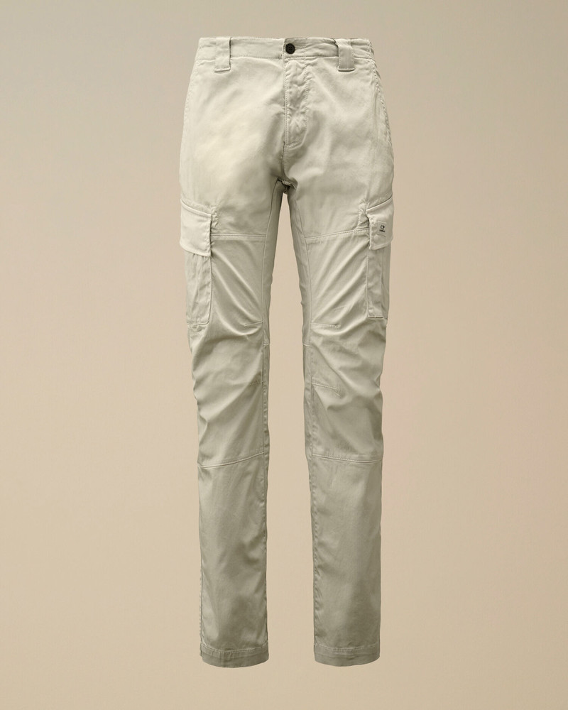 Stretch Sateen Cargo Logo Pants 1