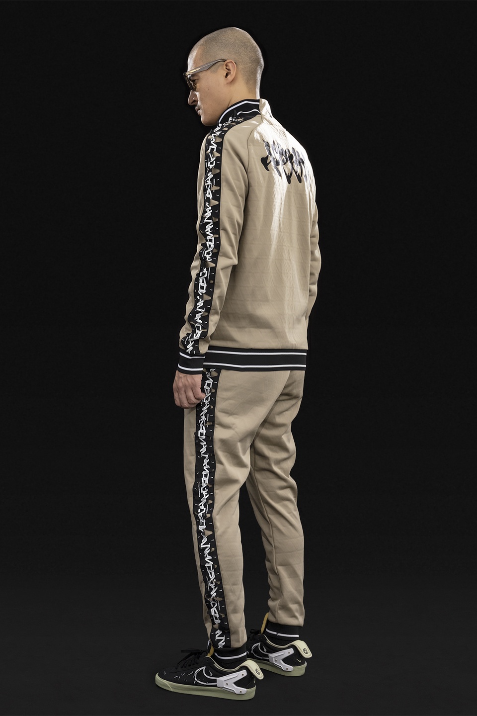 GGG-J1-247 Nike® Acronym® Track Jacket Knit Khaki/Black - 6