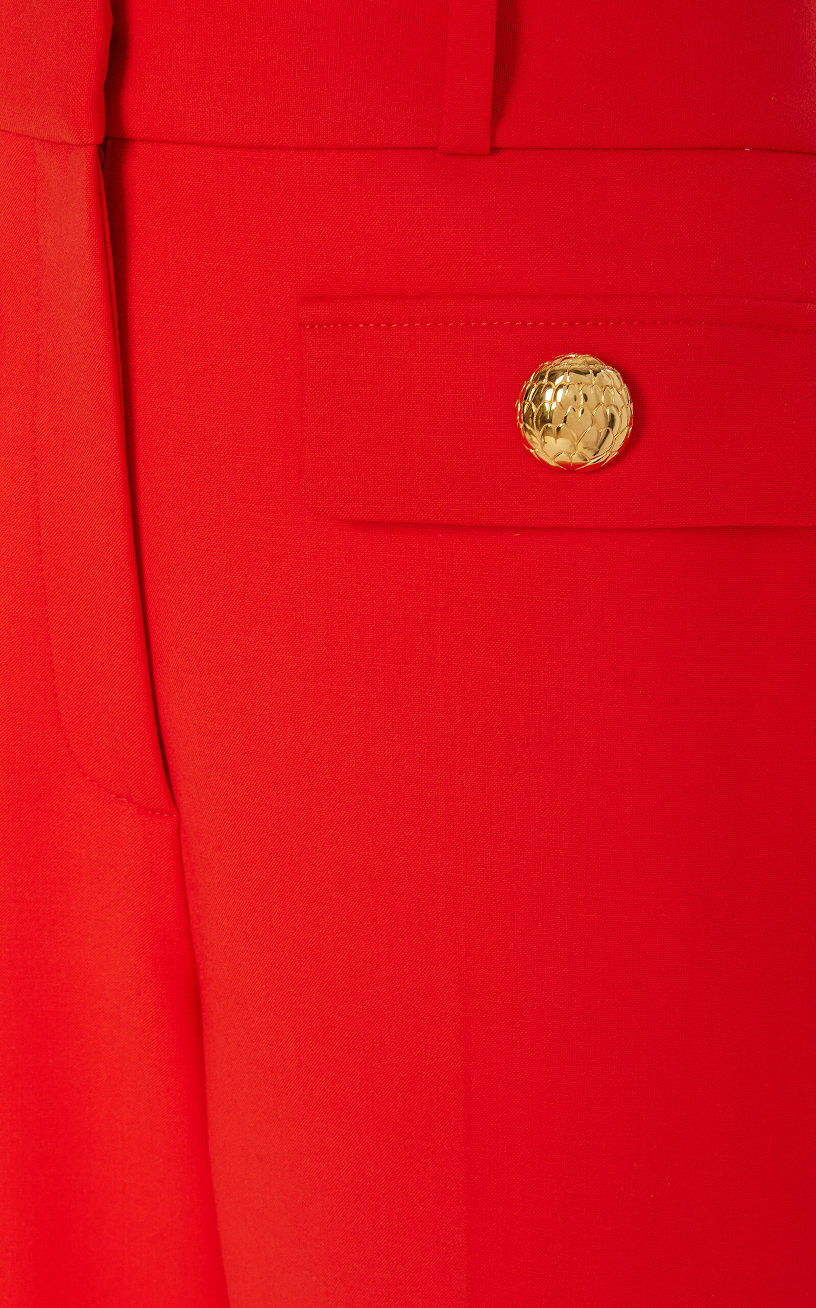Stretch-Wool Straight-Leg Pants red - 8