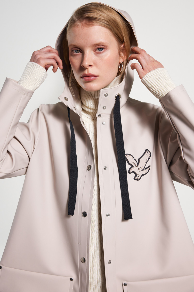 Women's Raincoat Light Sand 3