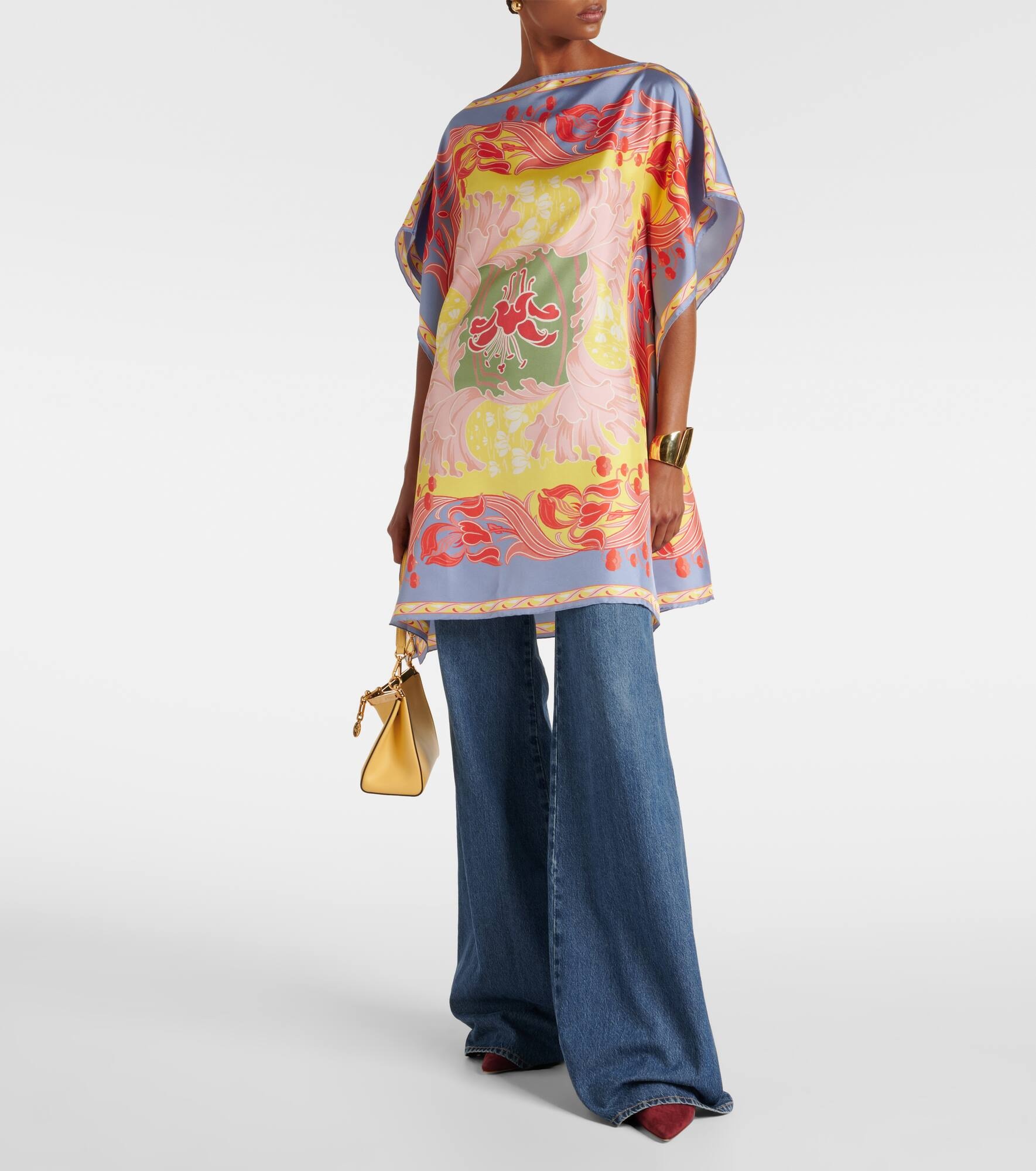 Etro Summer silk twill top - 7