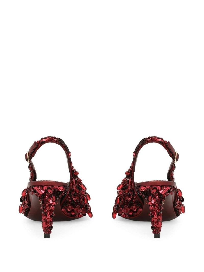 crystal-embellished slingback pumps 3