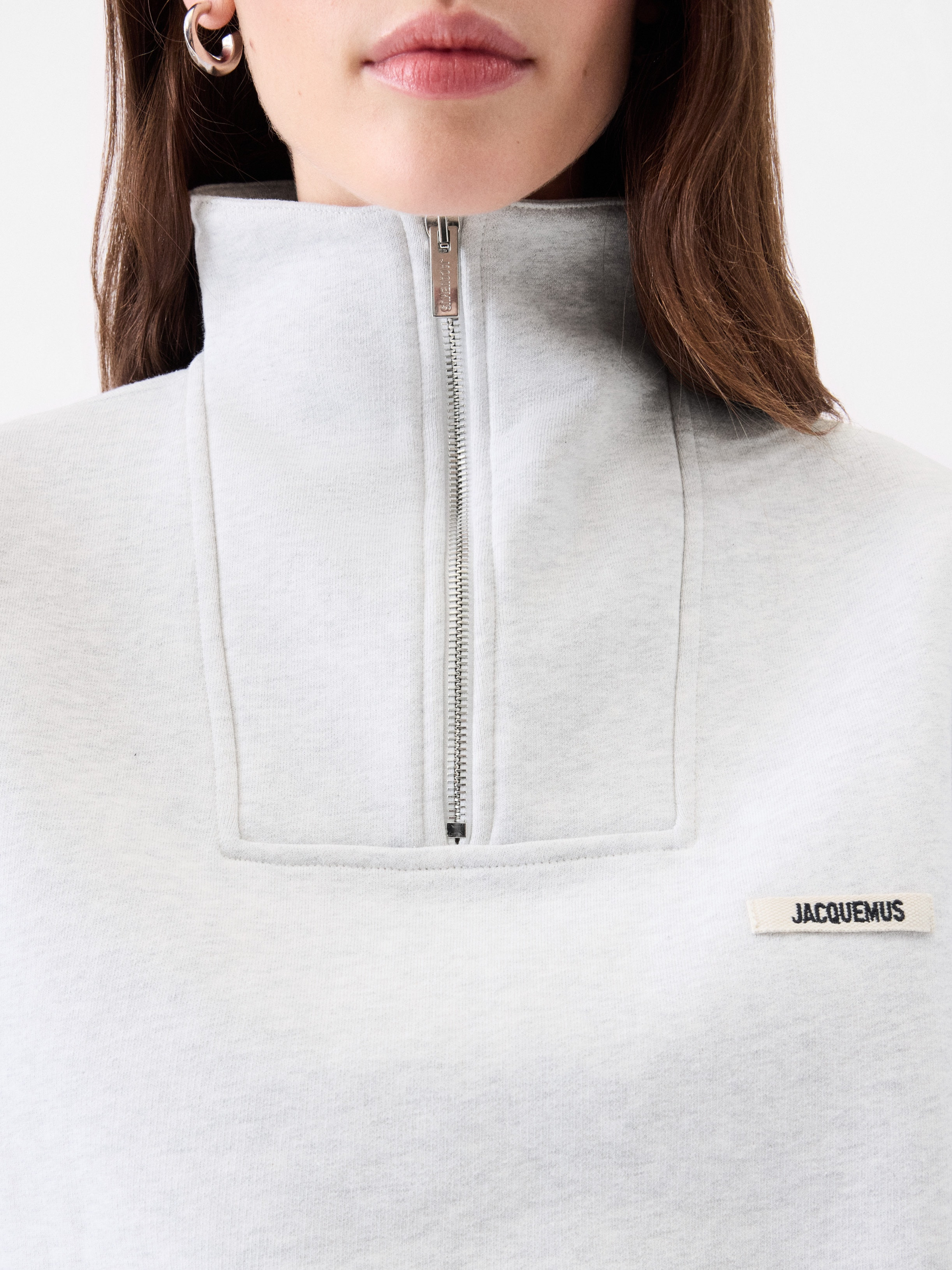 The Gros Grain zipped-rollneck sweatshirt - 4