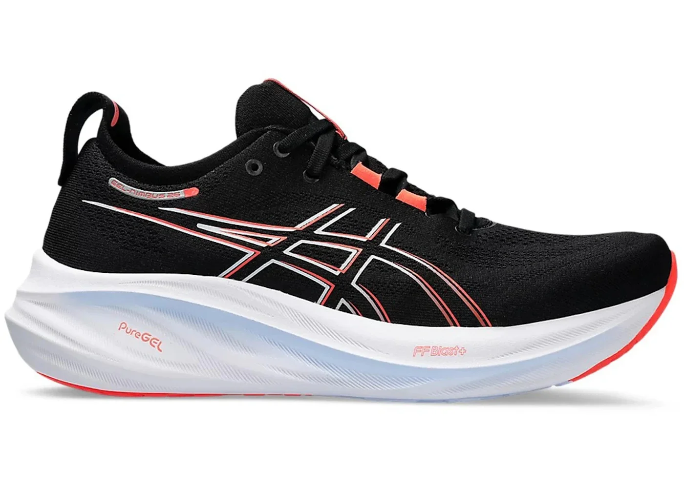 ASICS Gel-Nimbus 26 Black True Red - 1