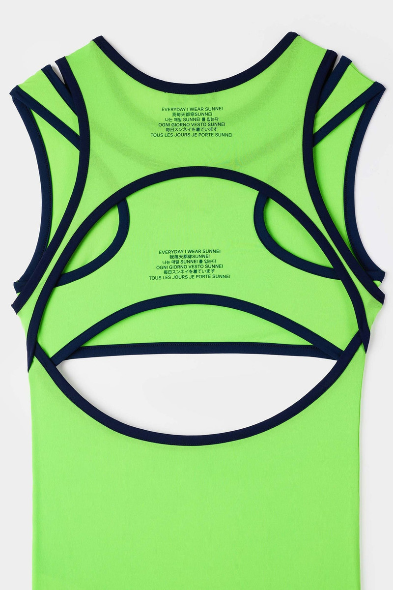 SUPER STRETCH COMBINED TOP / neon green 7