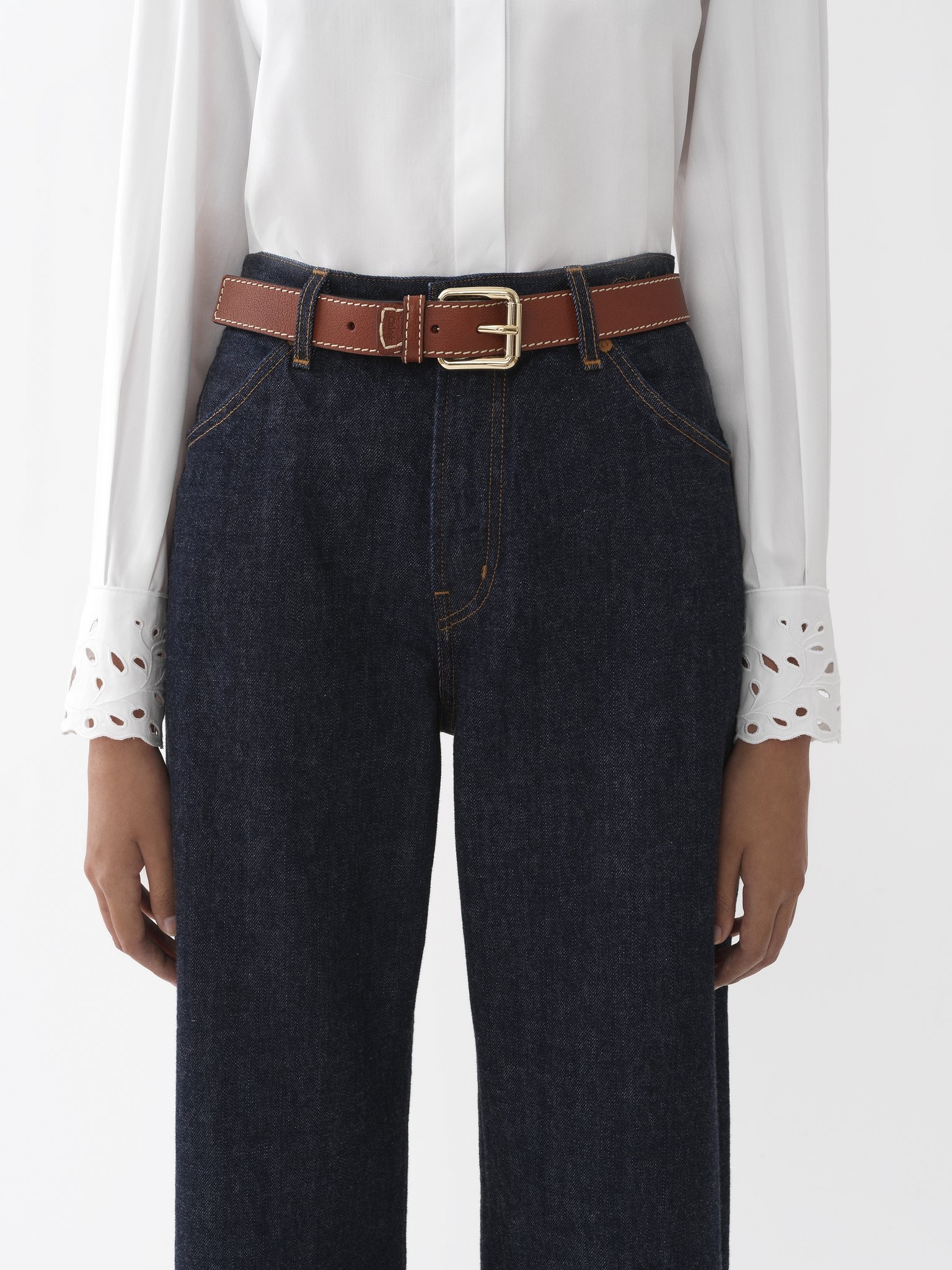 WIDE-LEG DENIM JEANS - 5