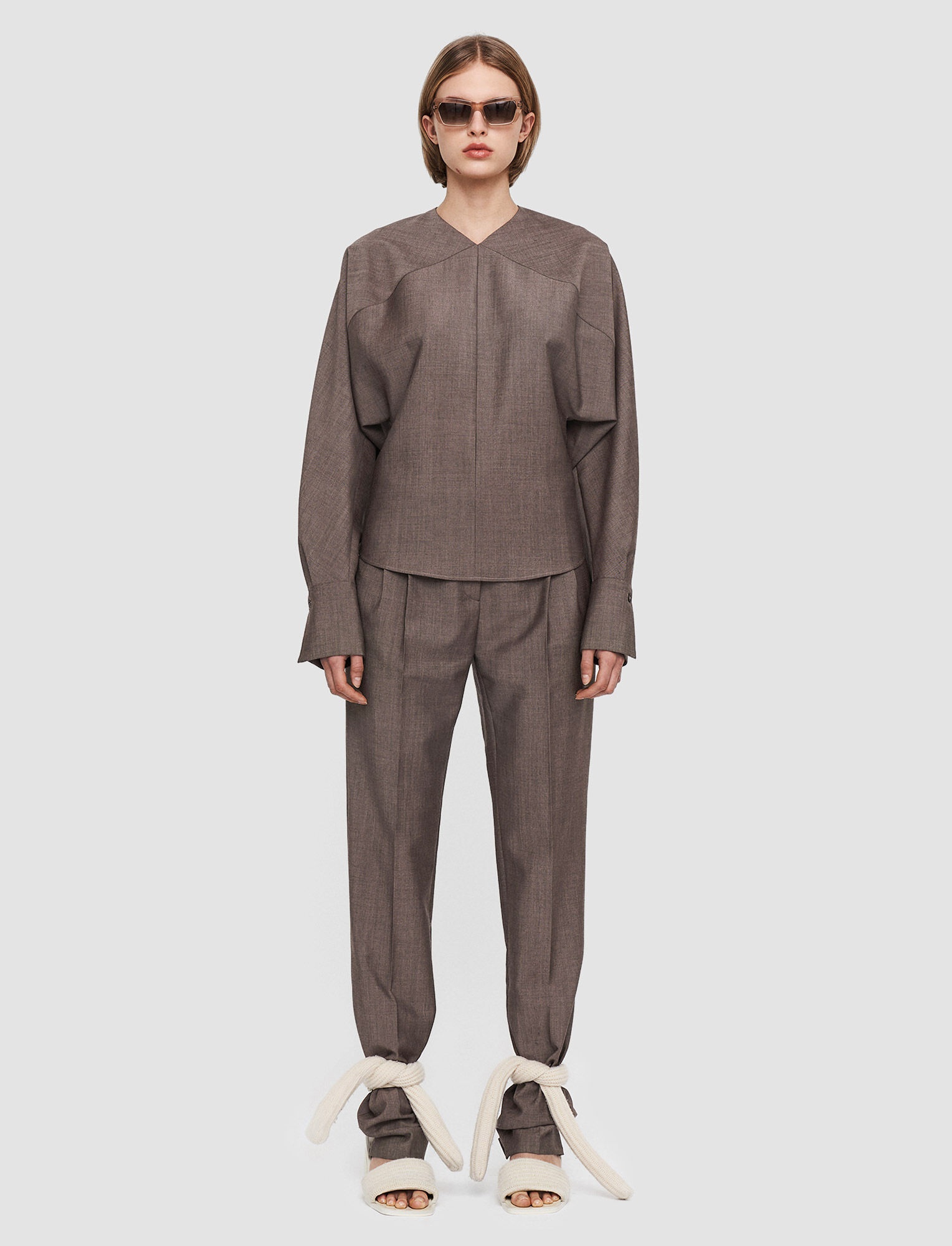 Tailoring Wool Burnaby Blouse - 2