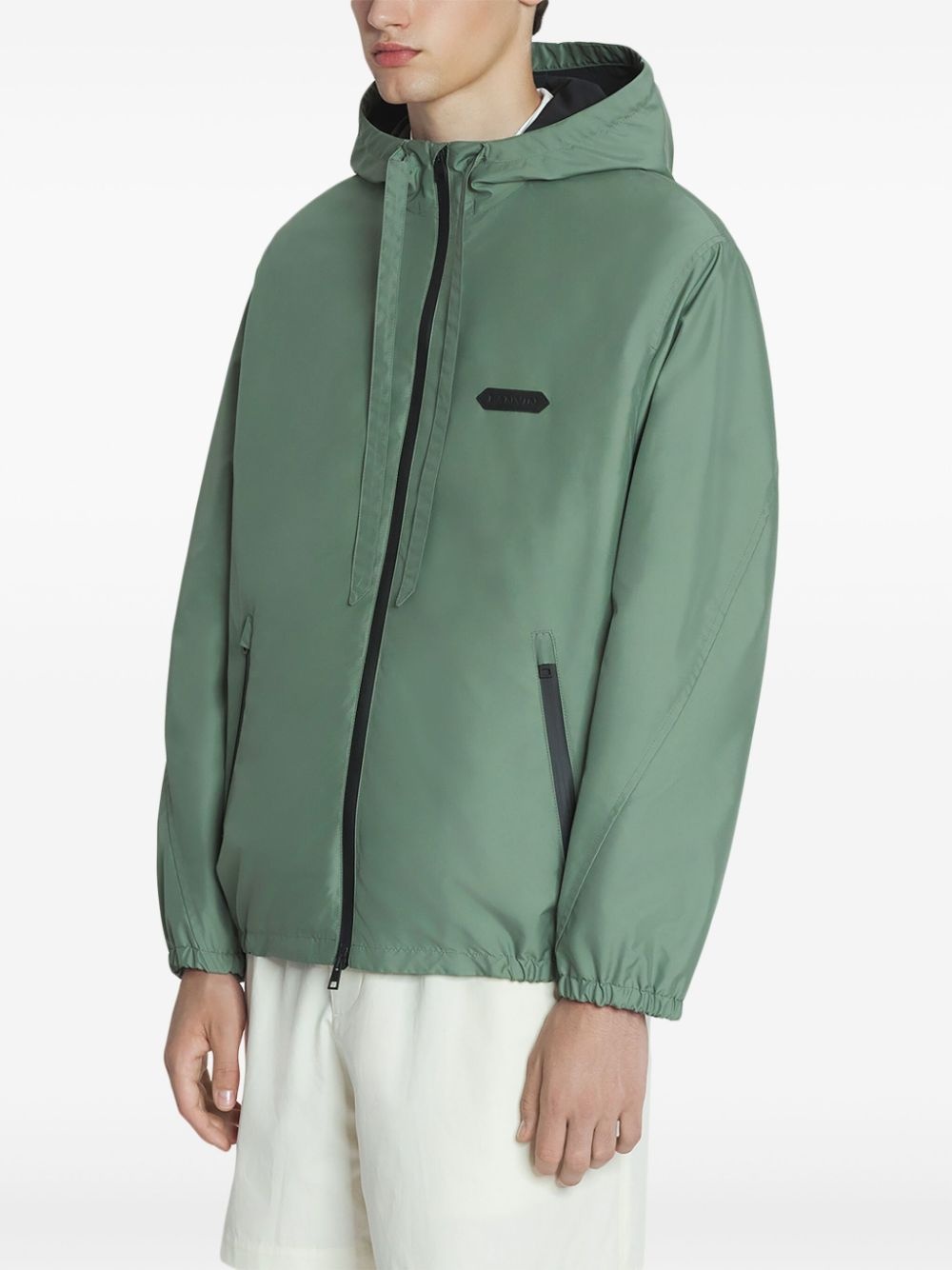 technical-fabric windbreaker - 3