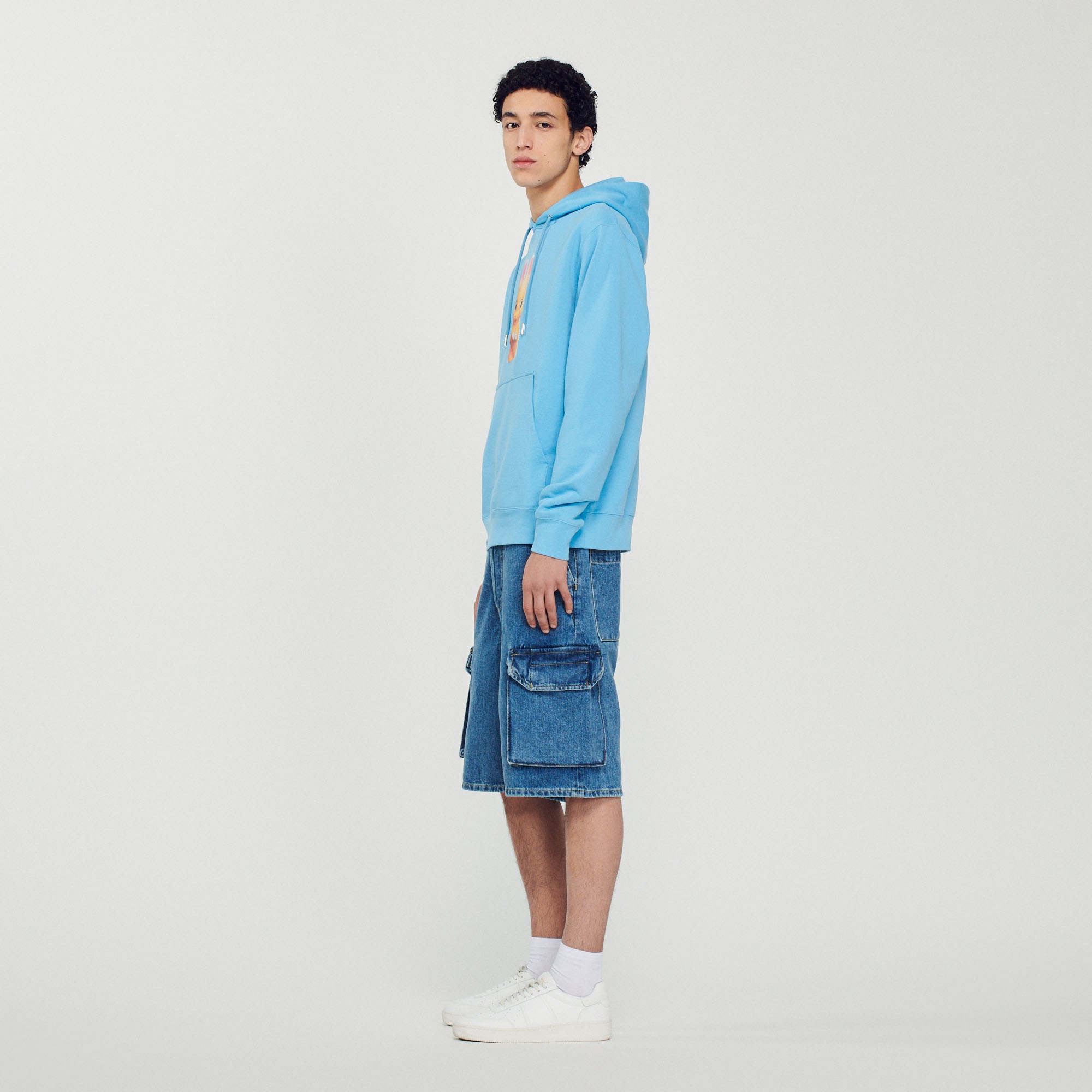 Rabbit print hoodie - 7