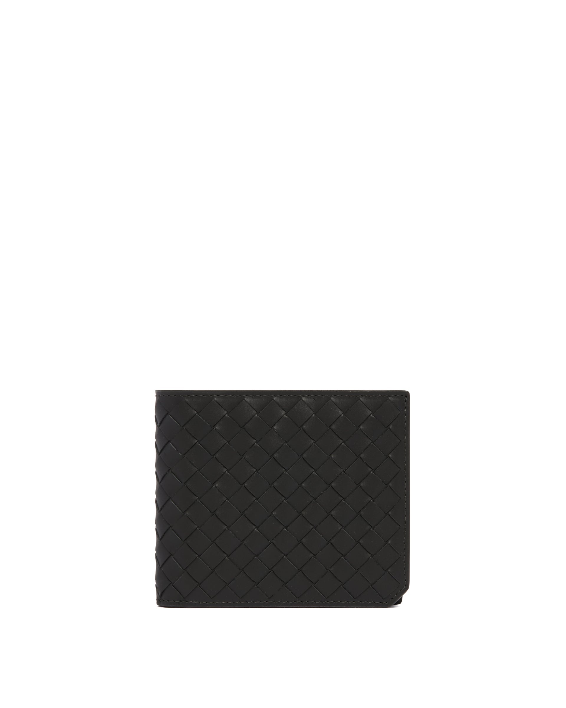Green Small Intrecciato Wallet - 1