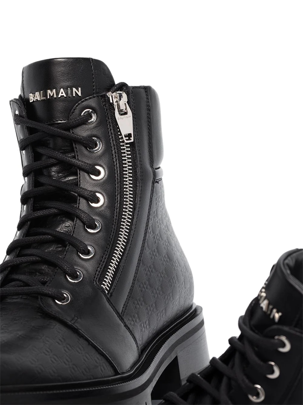 Ranger logo embossed combat boots - 2