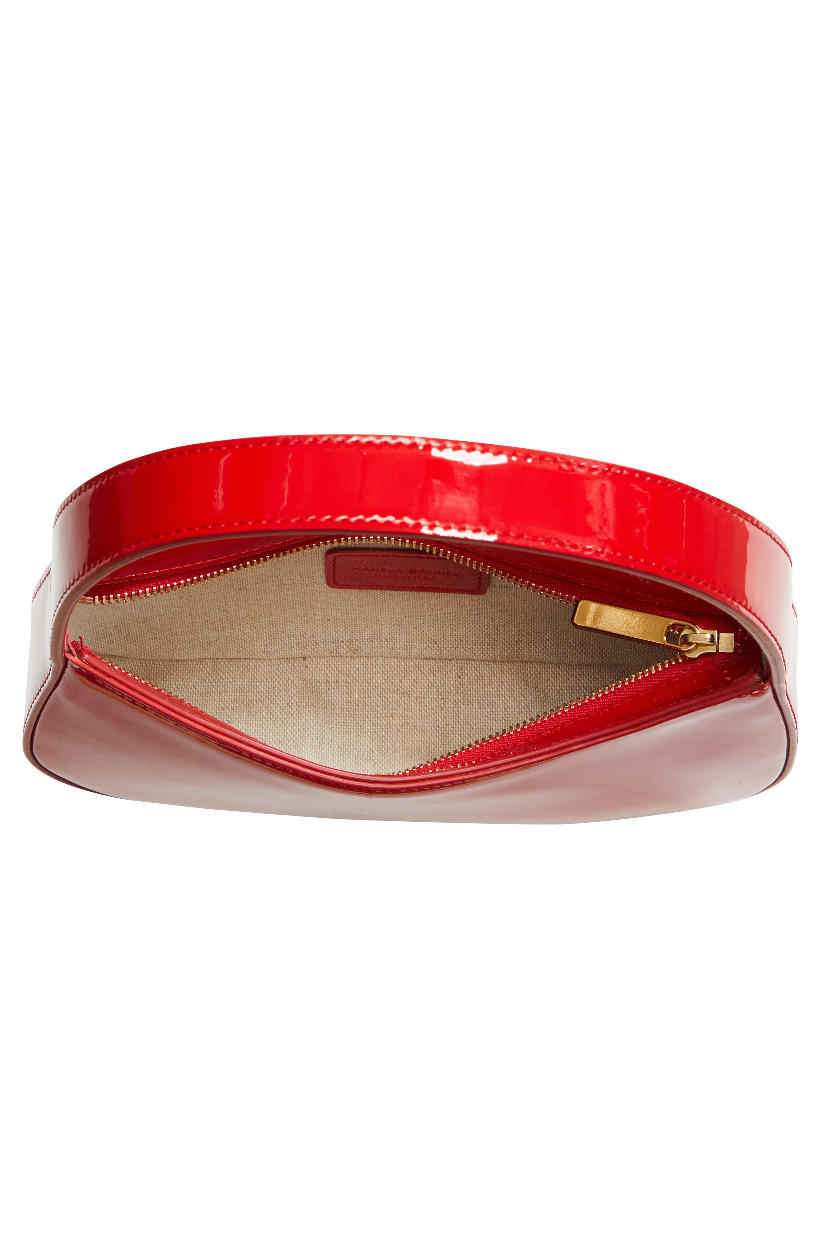 Mansur Gavriel Mini BonBon Patent Leather Shoulder Bag in Flamma at Nordstrom - 5