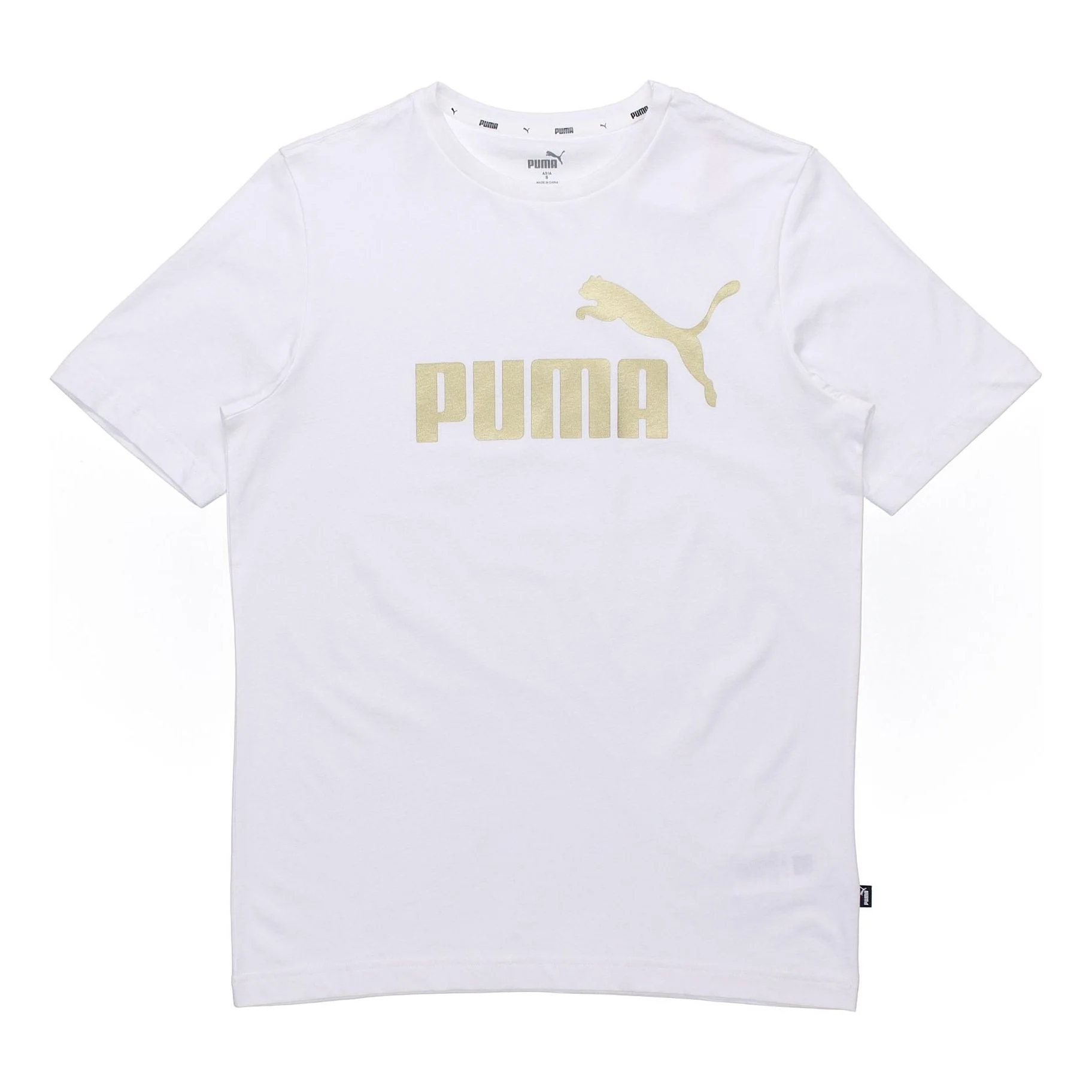 PUMA Printed Short Sleeve T-Shirt 'White' 845573-02 - 1