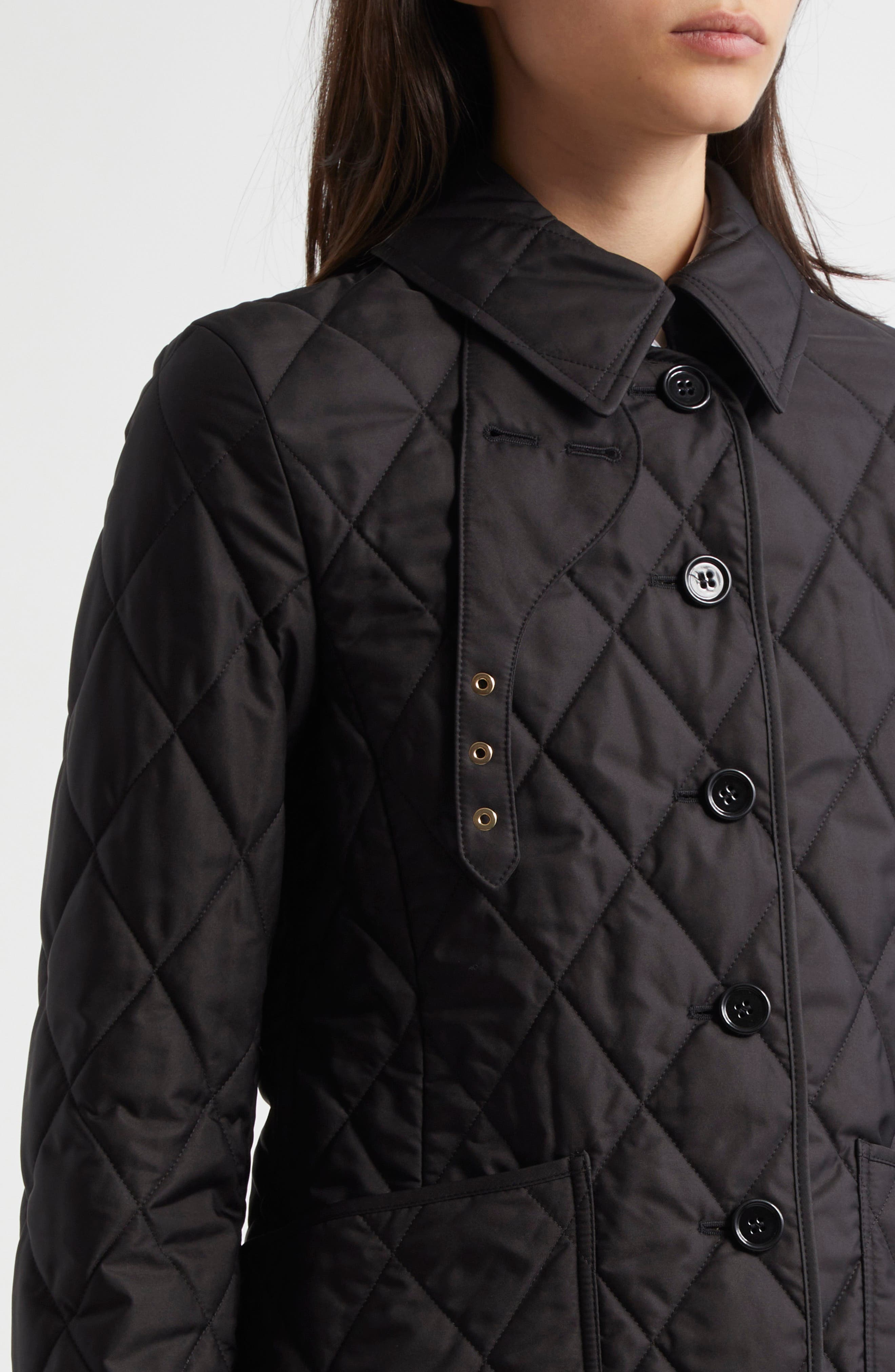 burberry Fernleigh Quilted Jacket in Black at Nordstrom - 5