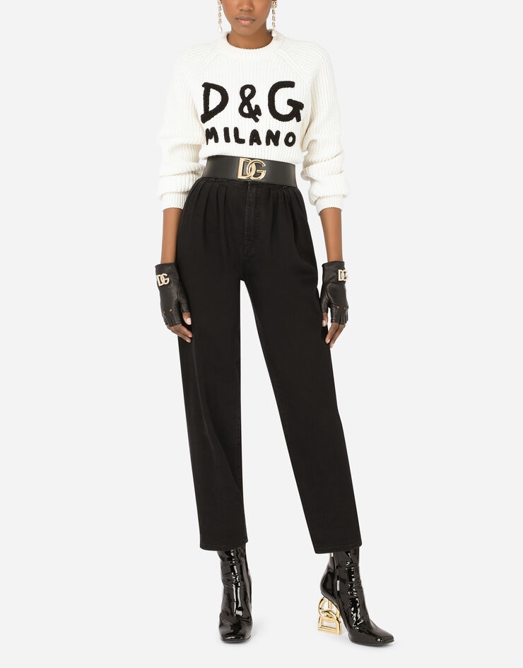 Cashmere sweater with D&G embroidery - 6