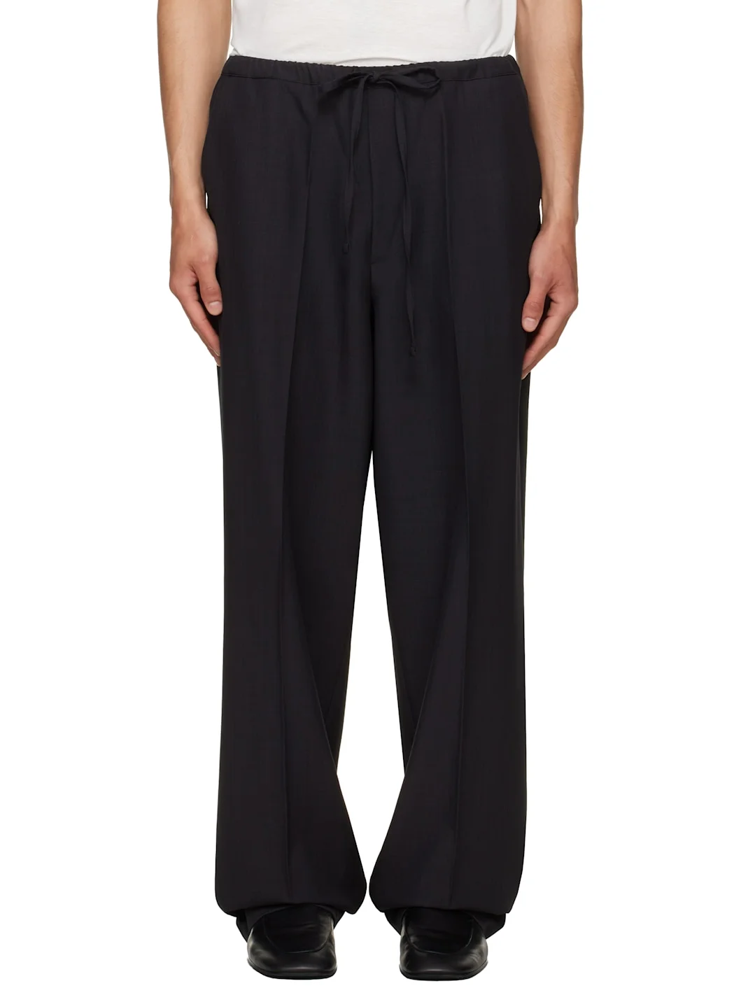 Black Baggy Primo Trousers - 1