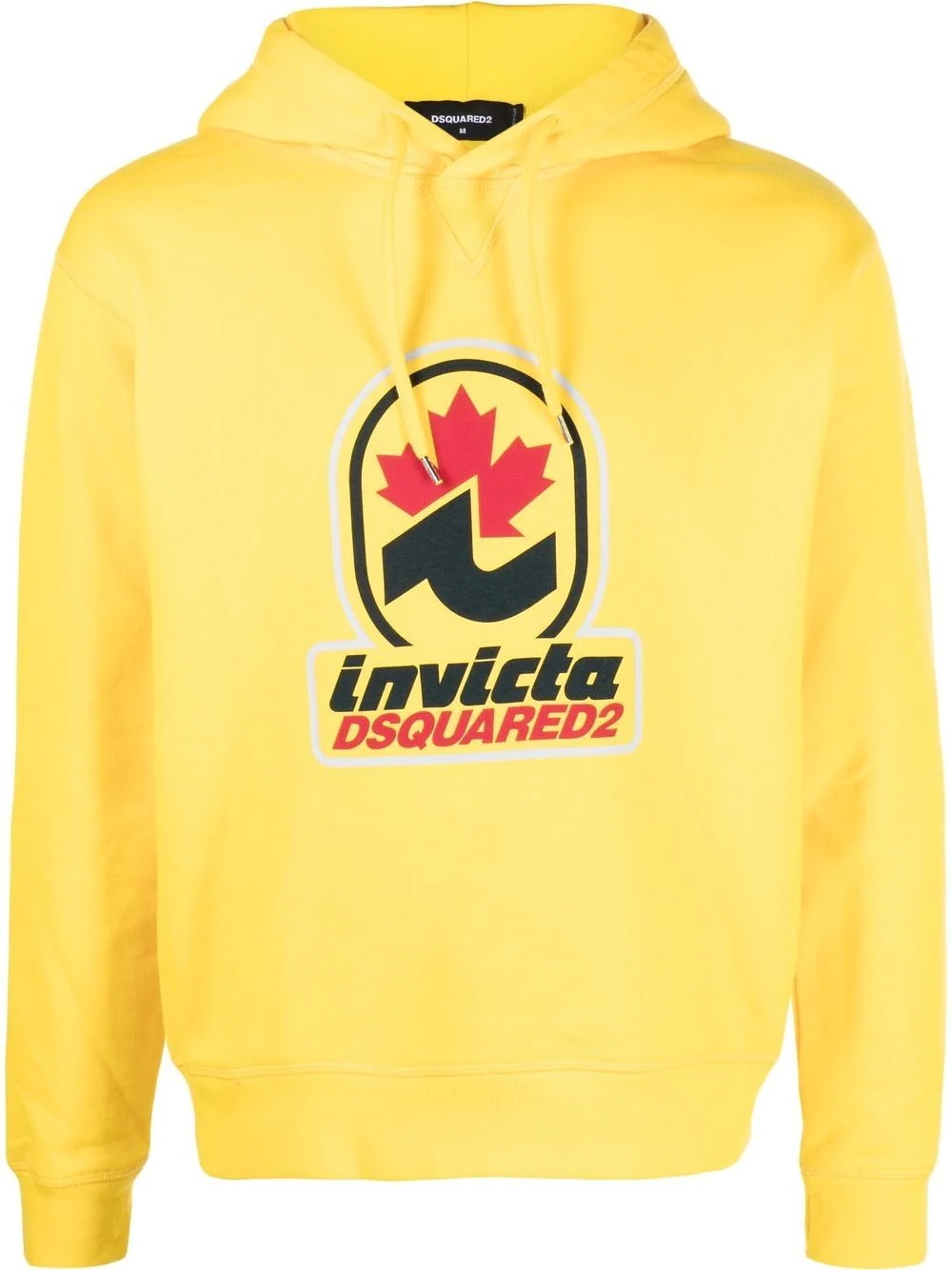 Invicta-print logo hoodie - 1