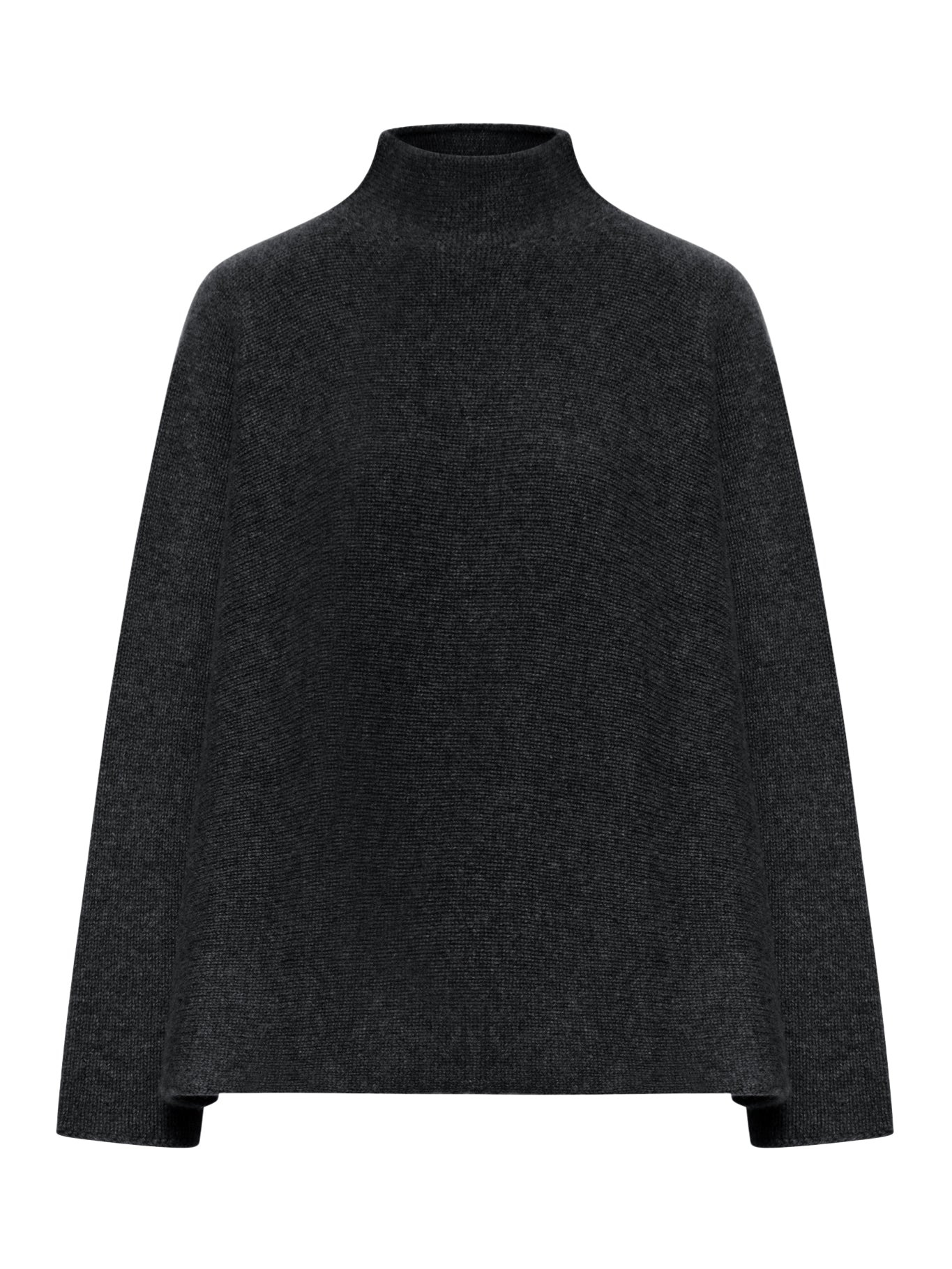 CASHMERE HIGH NECK SWEATER - 2