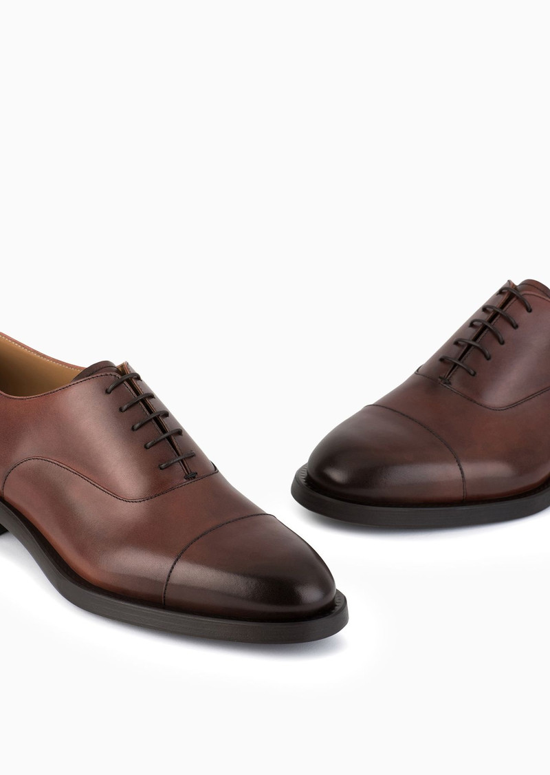GIORGIO ARMANI Antique calfskin Oxfords outlook