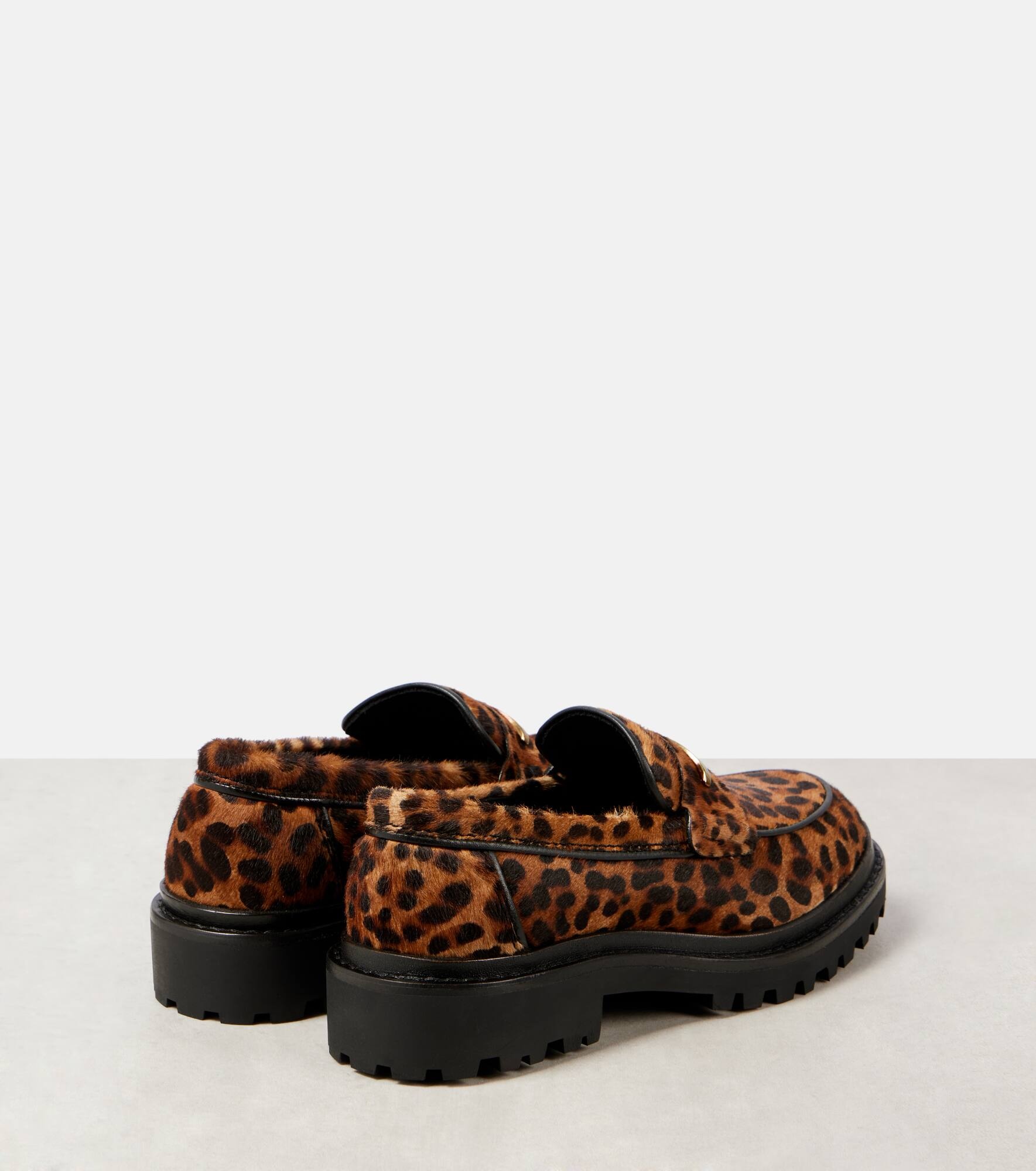 Frezza leopard-print calf hair loafers - 3