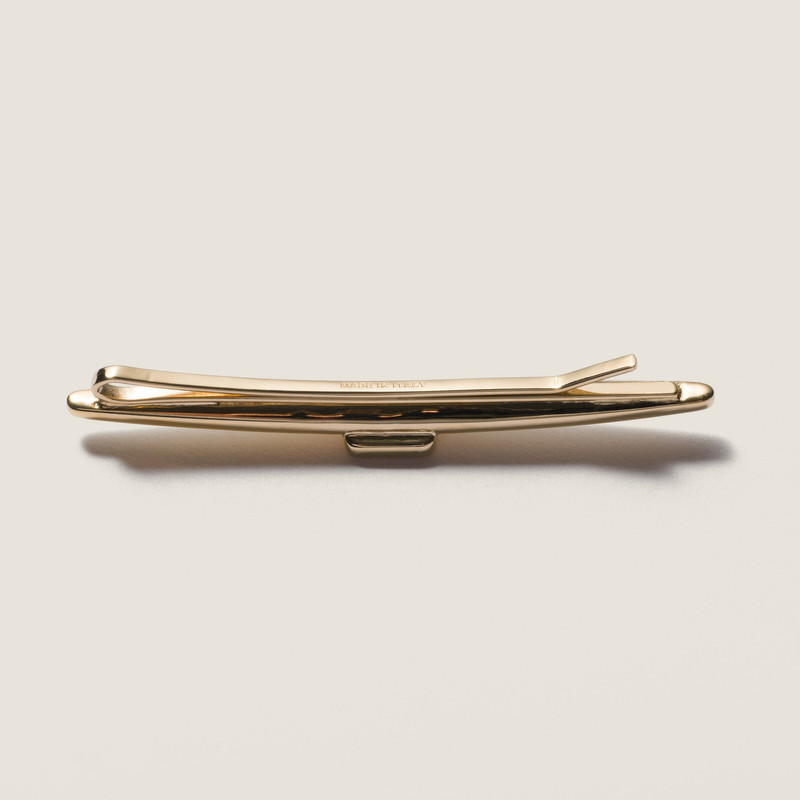 Enameled metal hair clip 3
