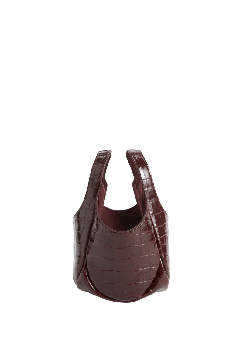 Croco Mini Bucket Swipe Bag 8