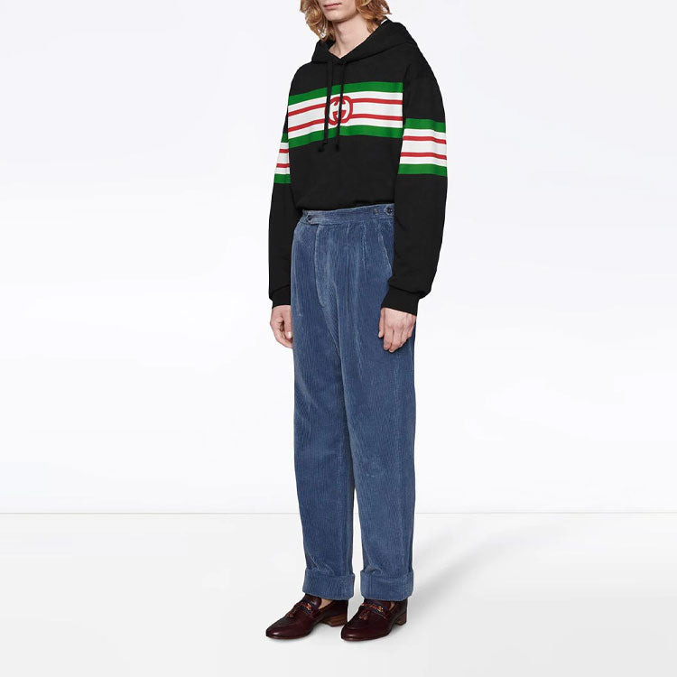 Gucci Interlocking G Print Hoodie 'Black' 646953-XJDAH-1082 - 2