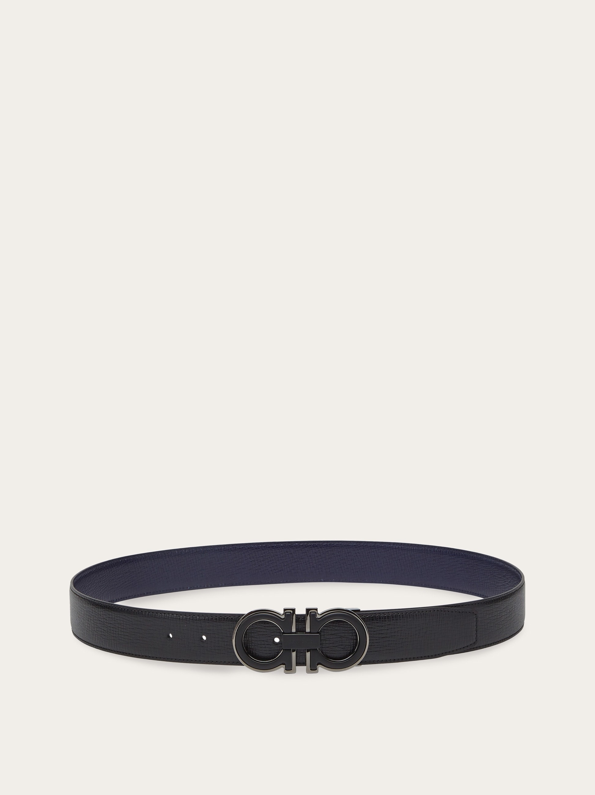 Reversible and adjustable Gancini belt - 3