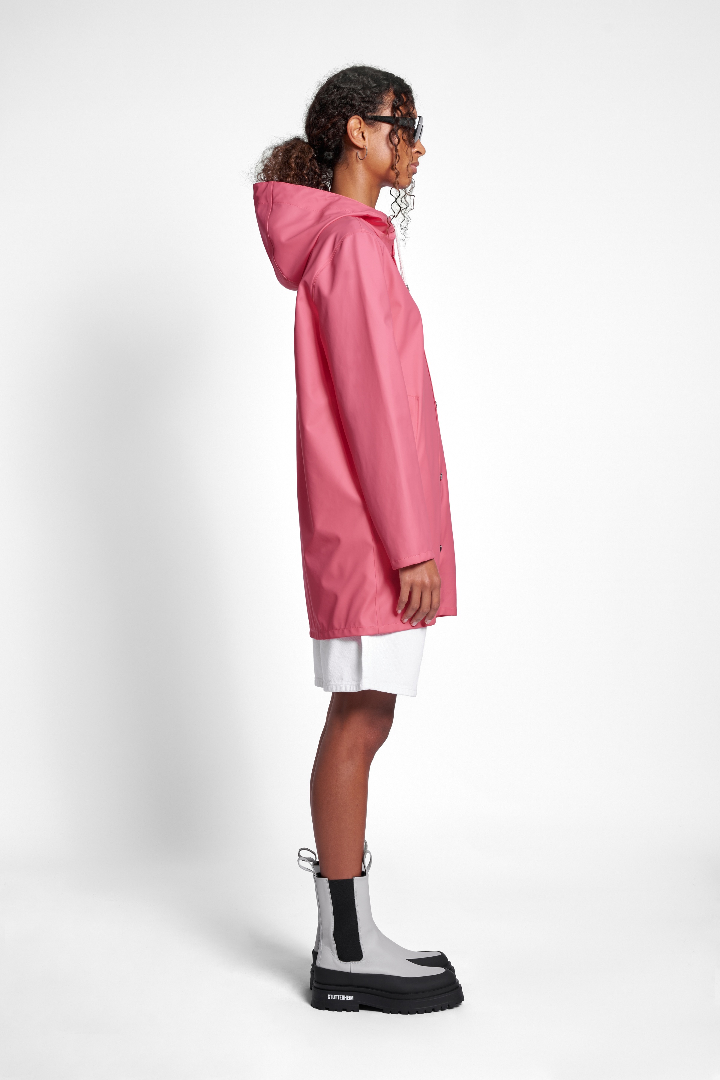 Stockholm Lightweight Raincoat Bubblegum - 3