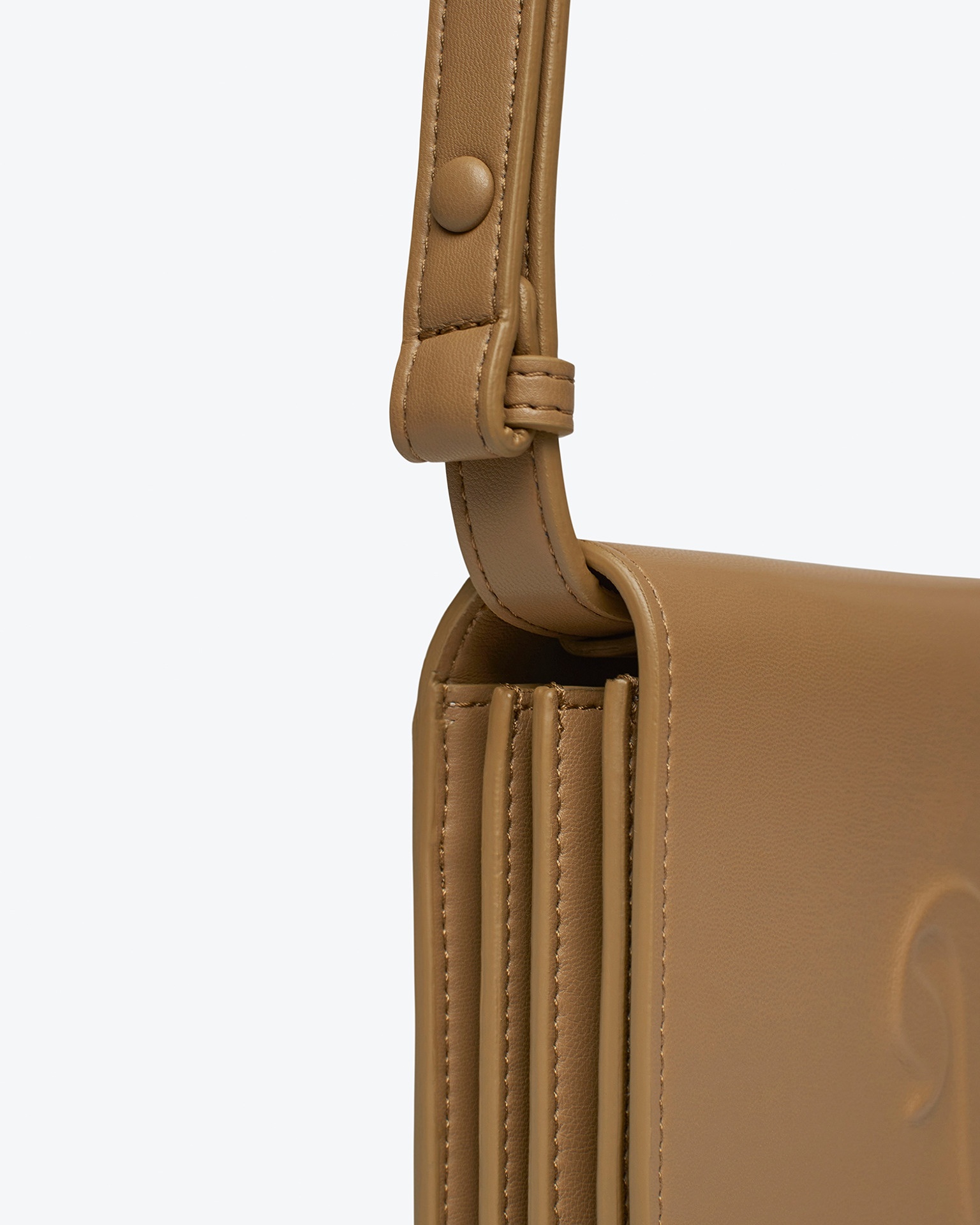 THE CONCERTINA - Alt-nappa shoulder bag - Light khaki - 6