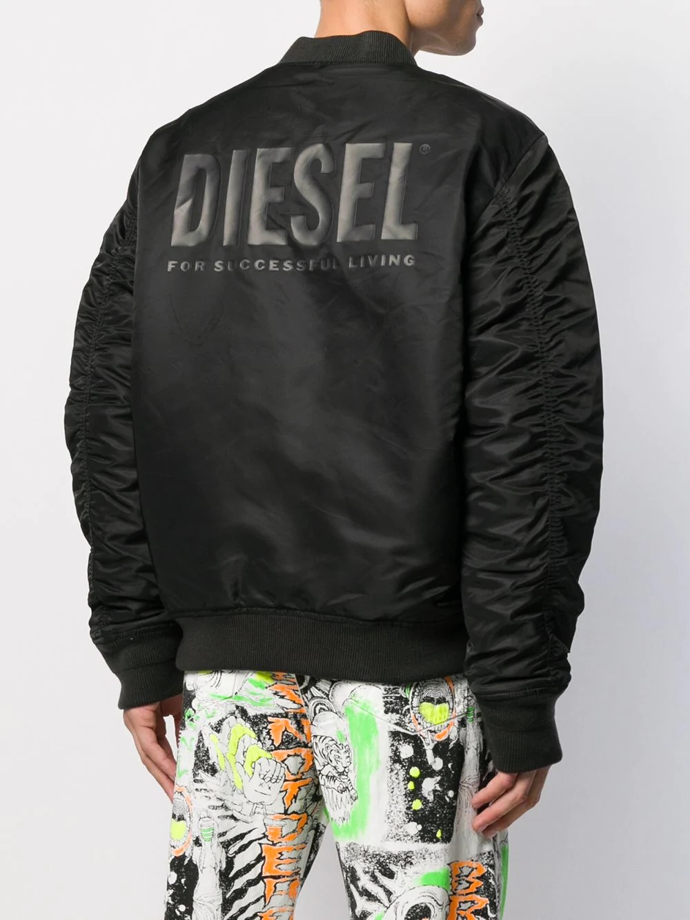 reversible padded bomber jacket - 4