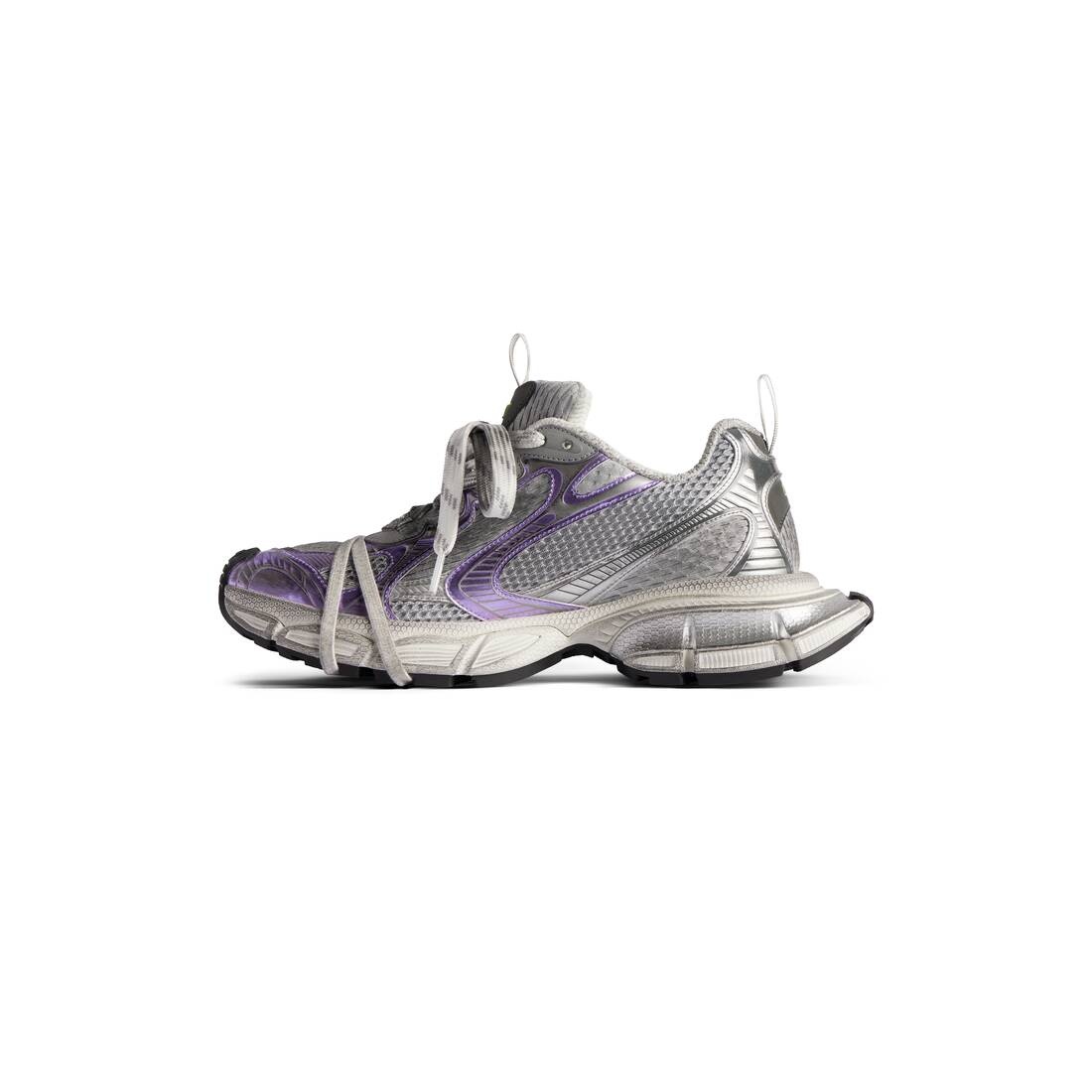 Women's 3xl Sneaker  in Grey/purple/white - 4