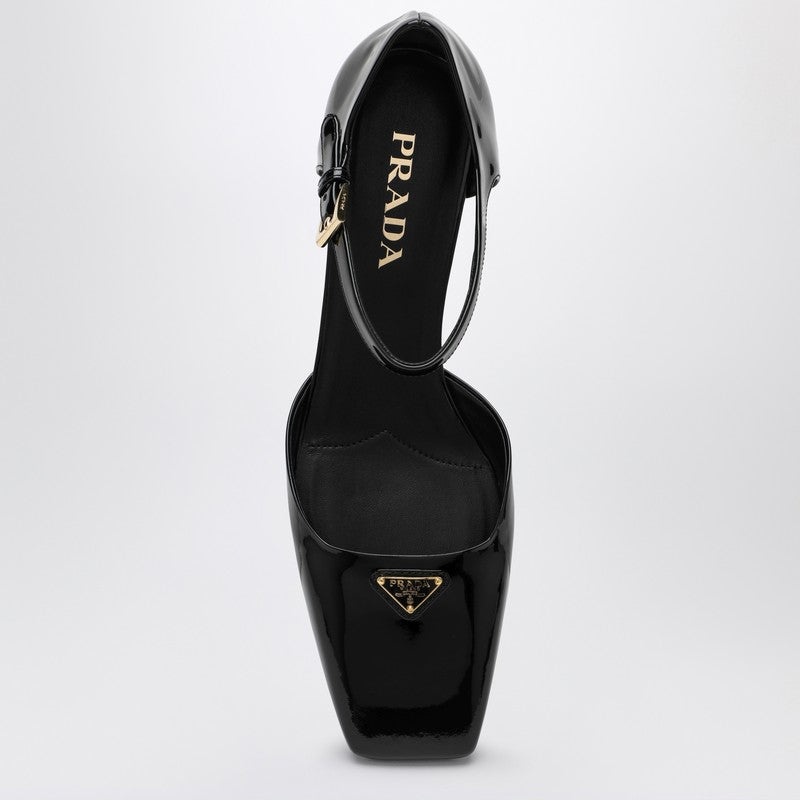 Prada Black Patent Leather Decollete Women - 3