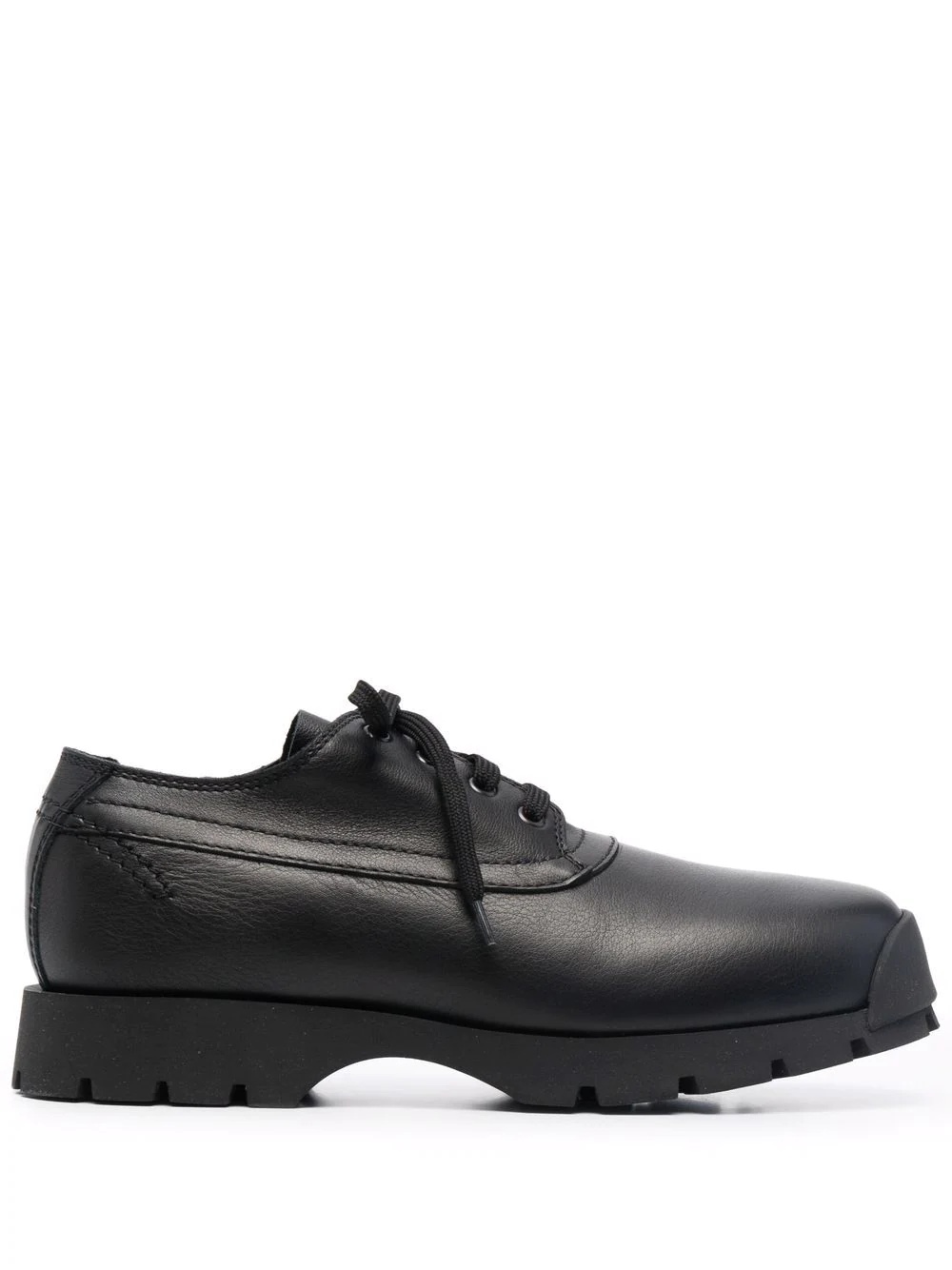 leather lace-up shoes - 1