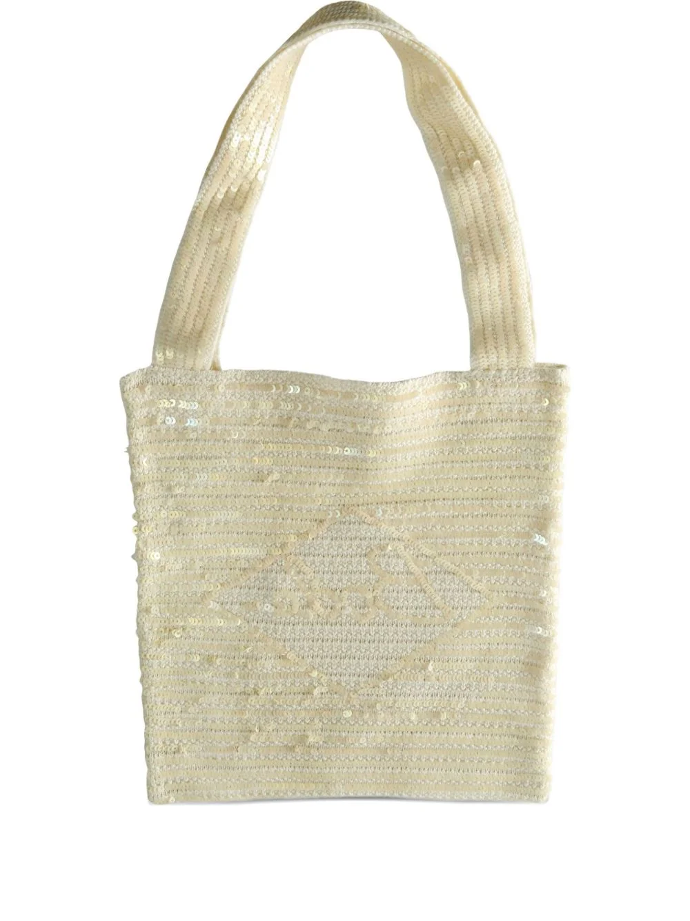 sequin embellished tote bag - 1